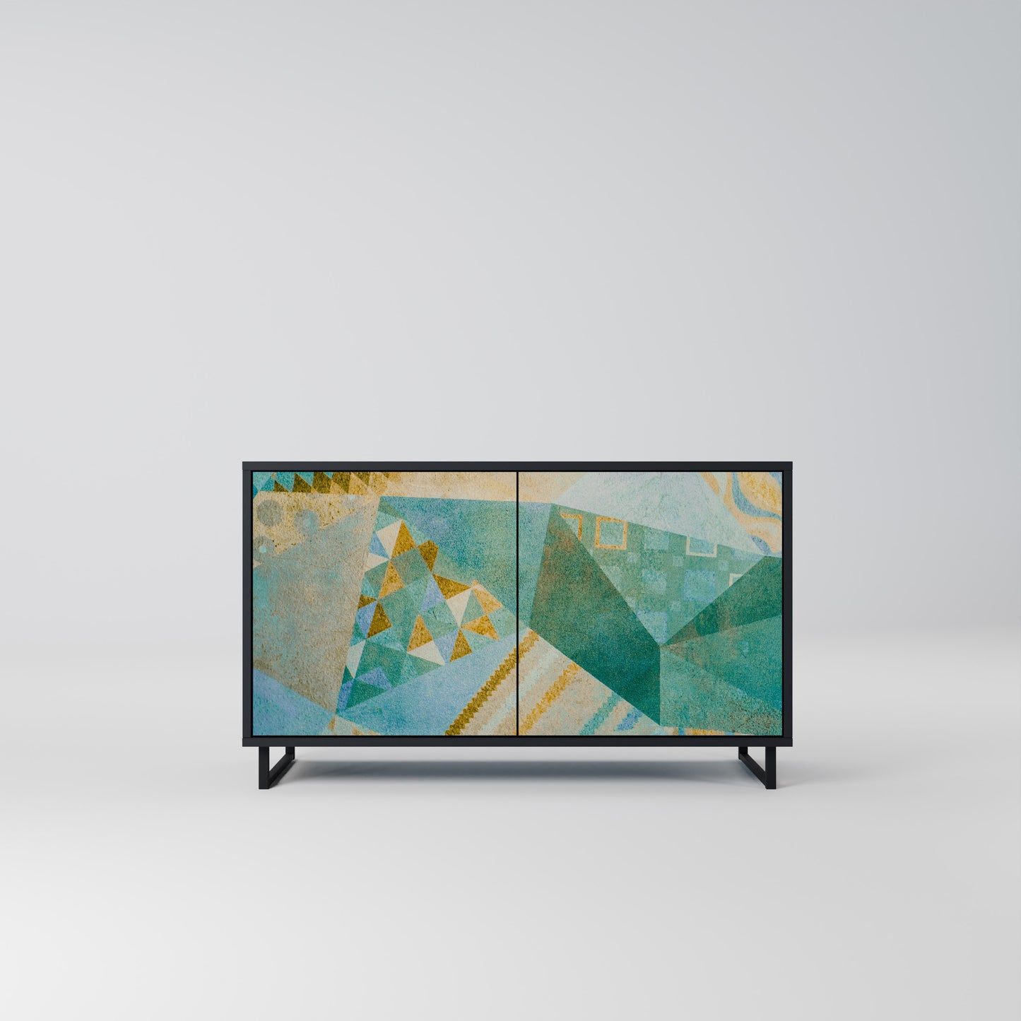 SPECTRUM SPLENDOR 2-dörrars skänk i svart finish
