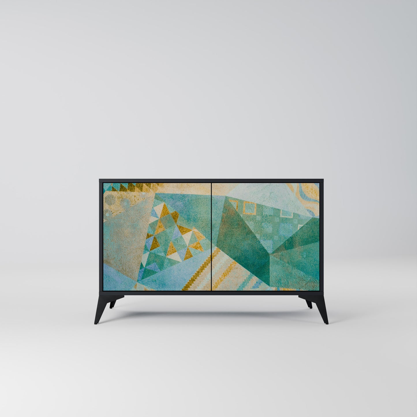 SPECTRUM SPLENDOR 2-dörrars skänk i svart finish