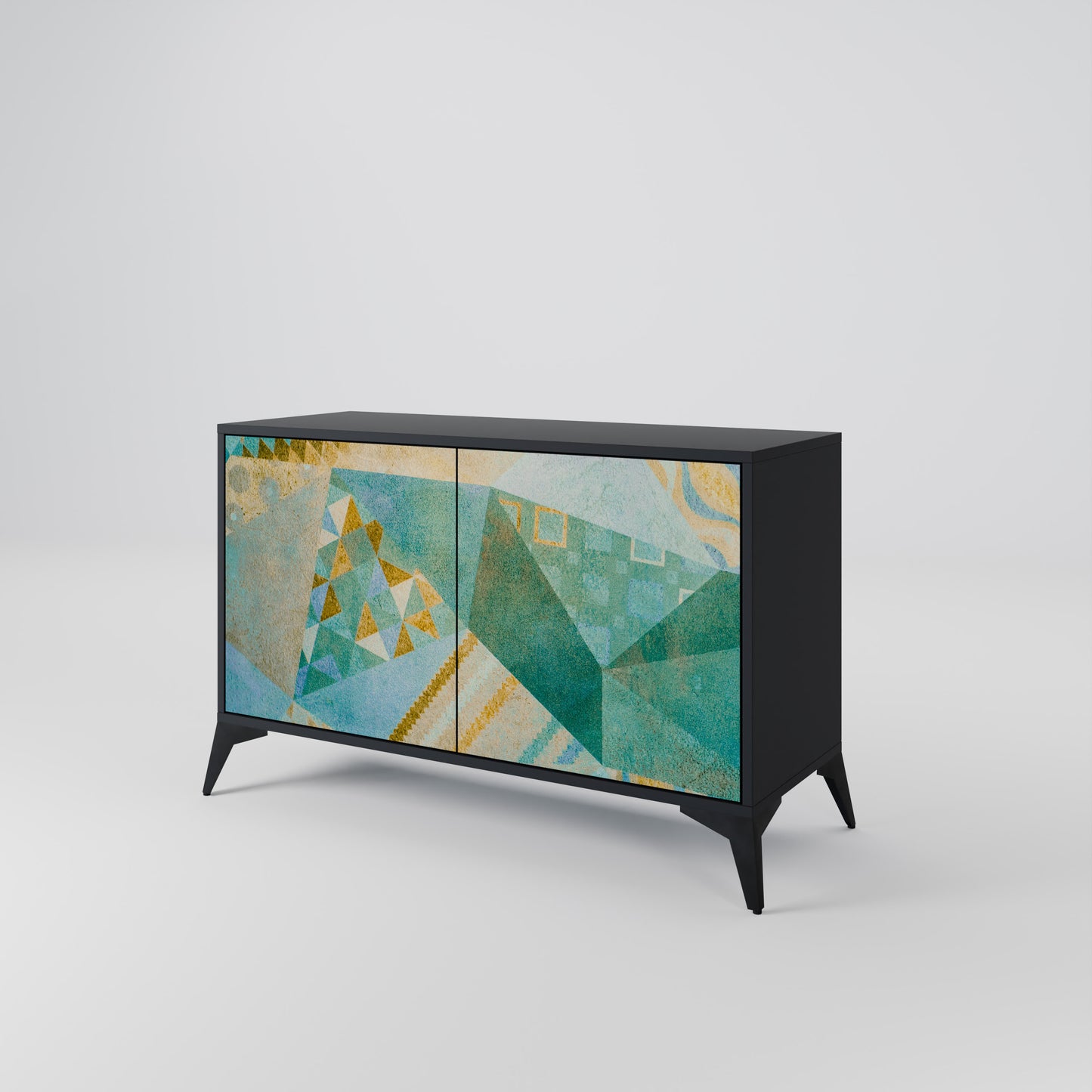 SPECTRUM SPLENDOR 2-dörrars skänk i svart finish
