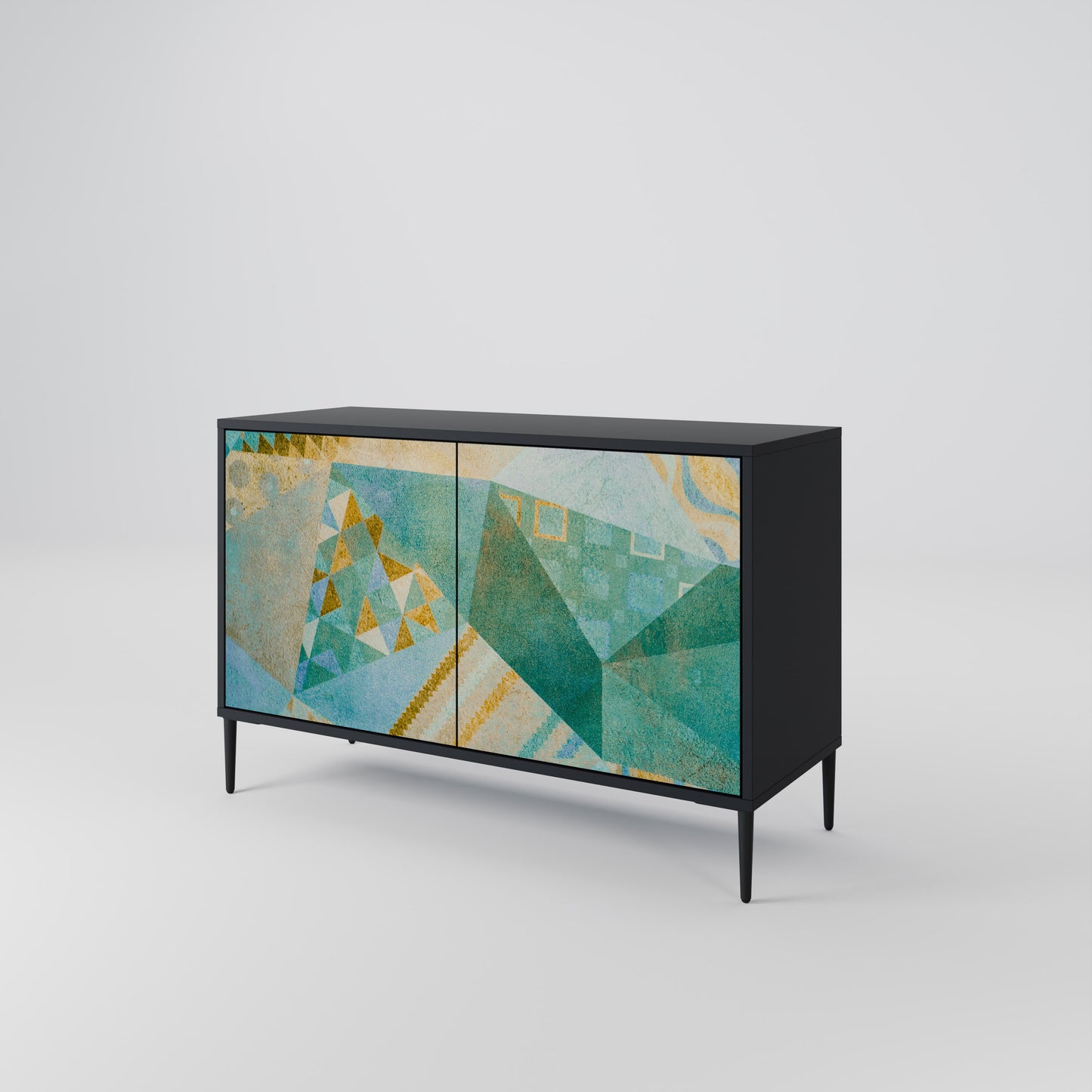 SPECTRUM SPLENDOR 2-dörrars skänk i svart finish