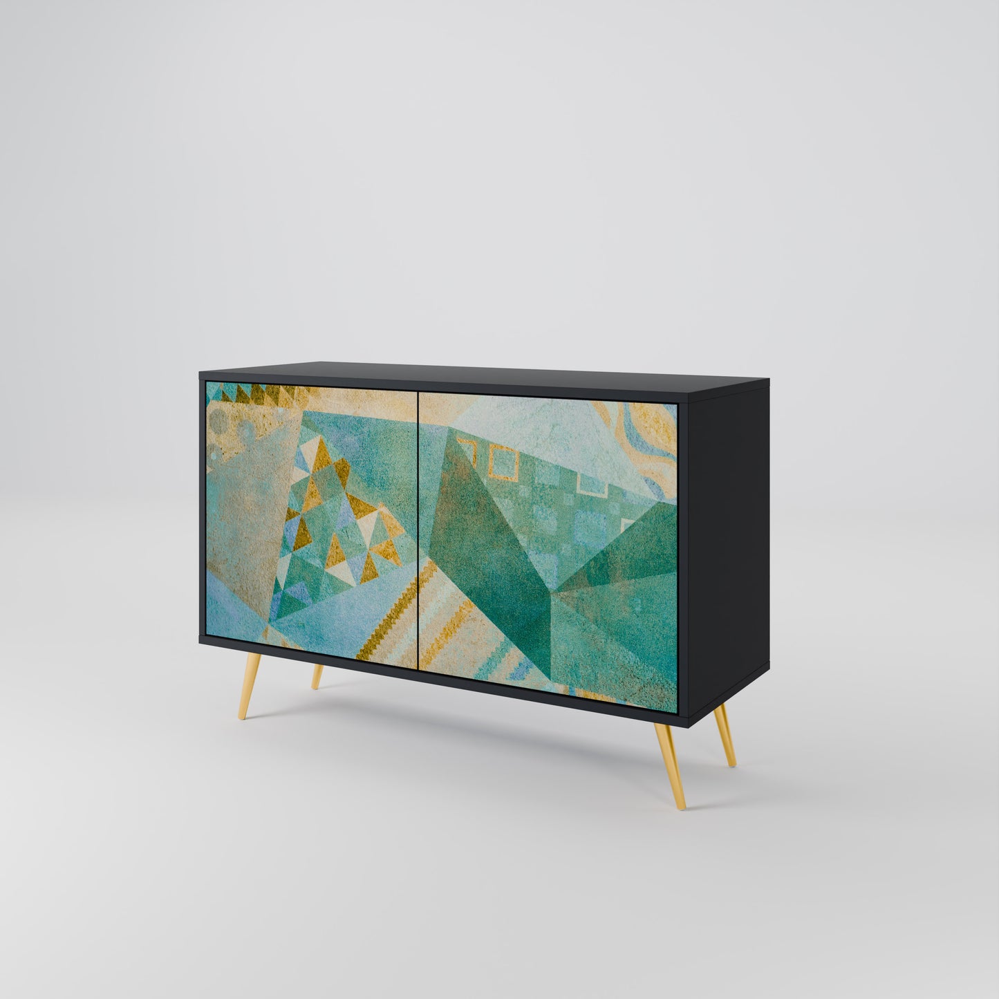 SPECTRUM SPLENDOR 2-dörrars skänk i svart finish
