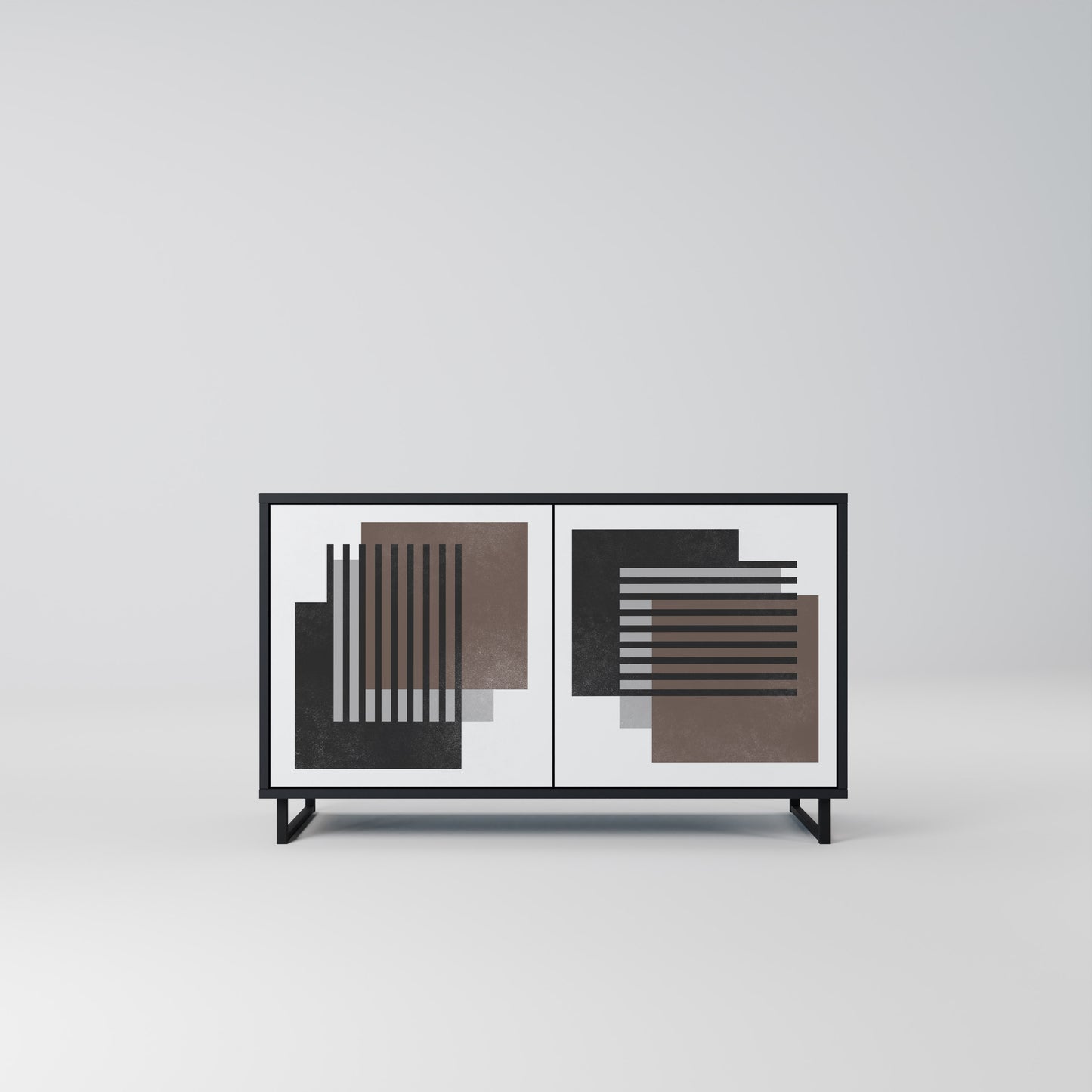 SHADOW SYNCHRONY 2-Door Sideboard in Black Finish