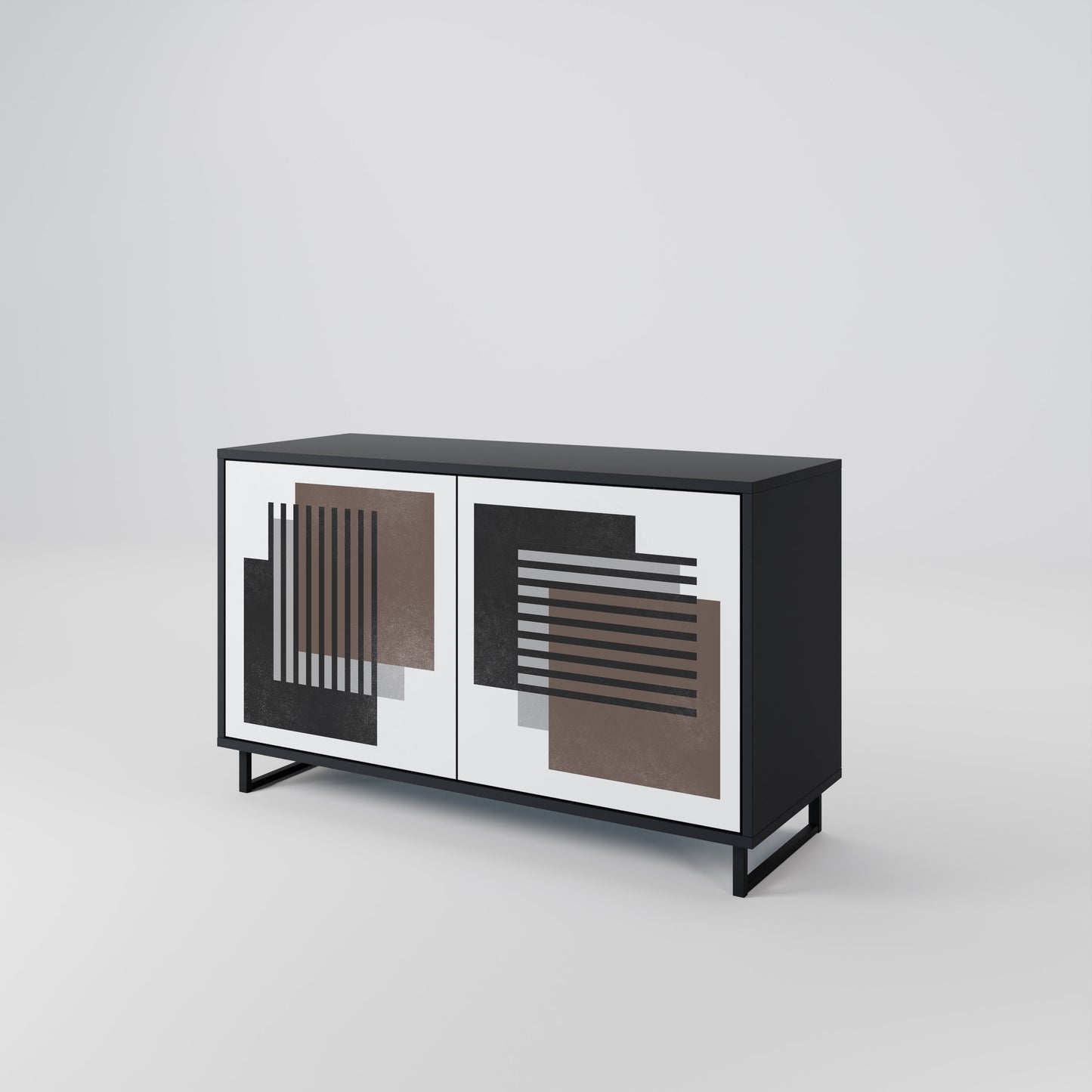 SHADOW SYNCHRONY 2-Door Sideboard in Black Finish