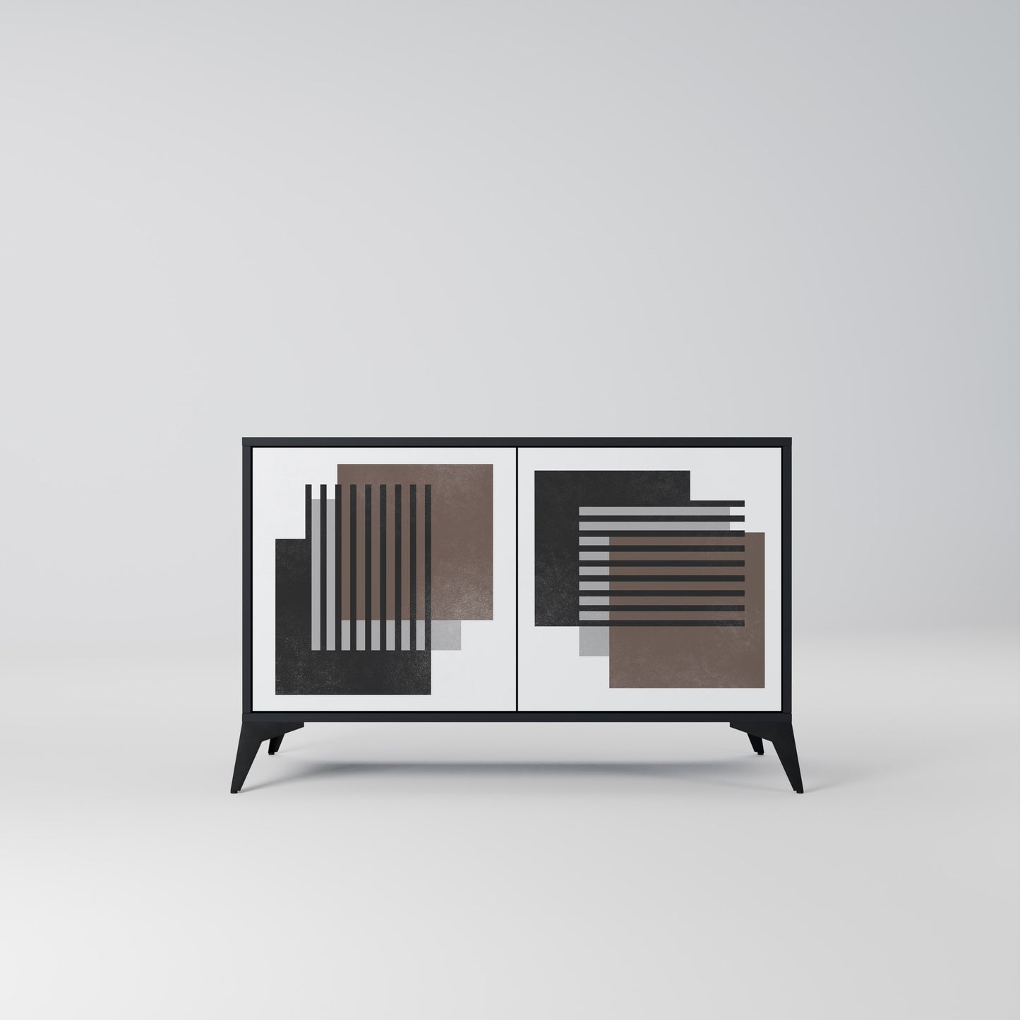 SHADOW SYNCHRONY 2-Door Sideboard in Black Finish