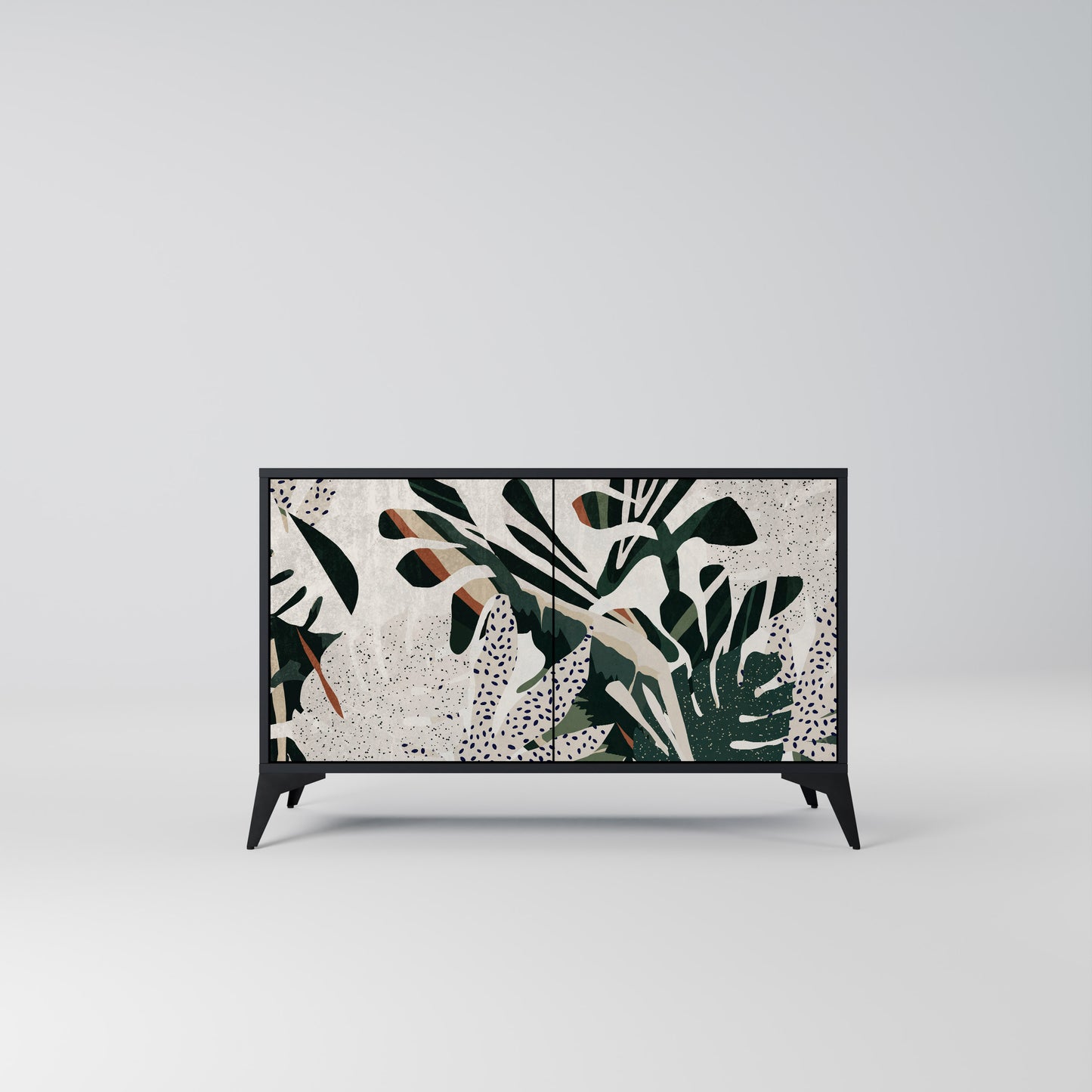 VERDURE FORMATION 2-Door Sideboard in Black Finish