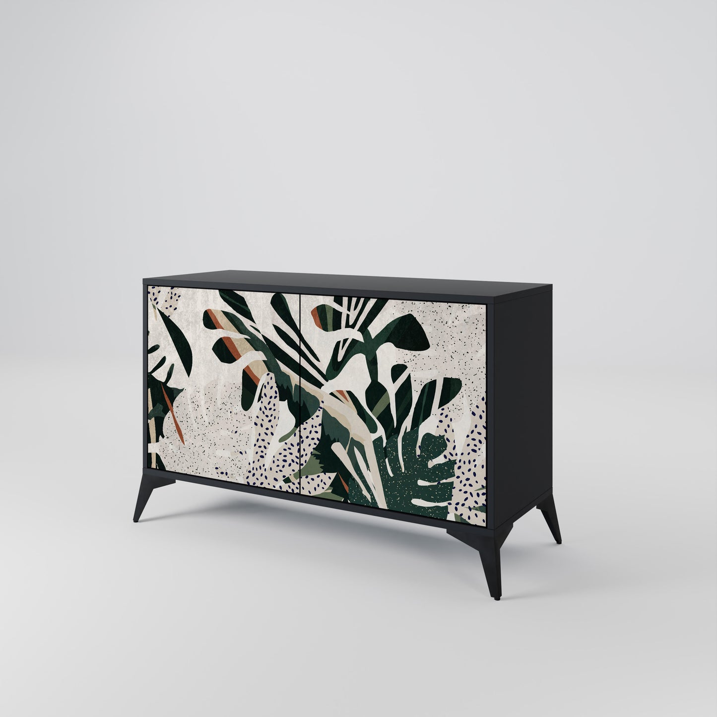 VERDURE FORMATION 2-Door Sideboard in Black Finish