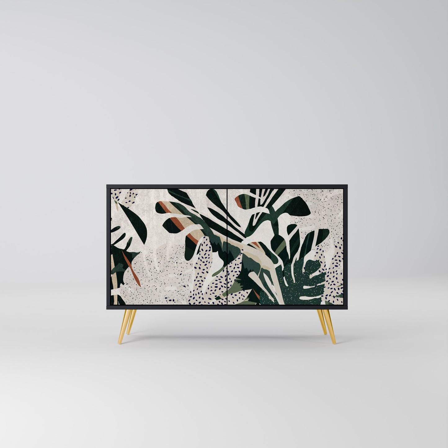 VERDURE FORMATION 2-Door Sideboard in Black Finish