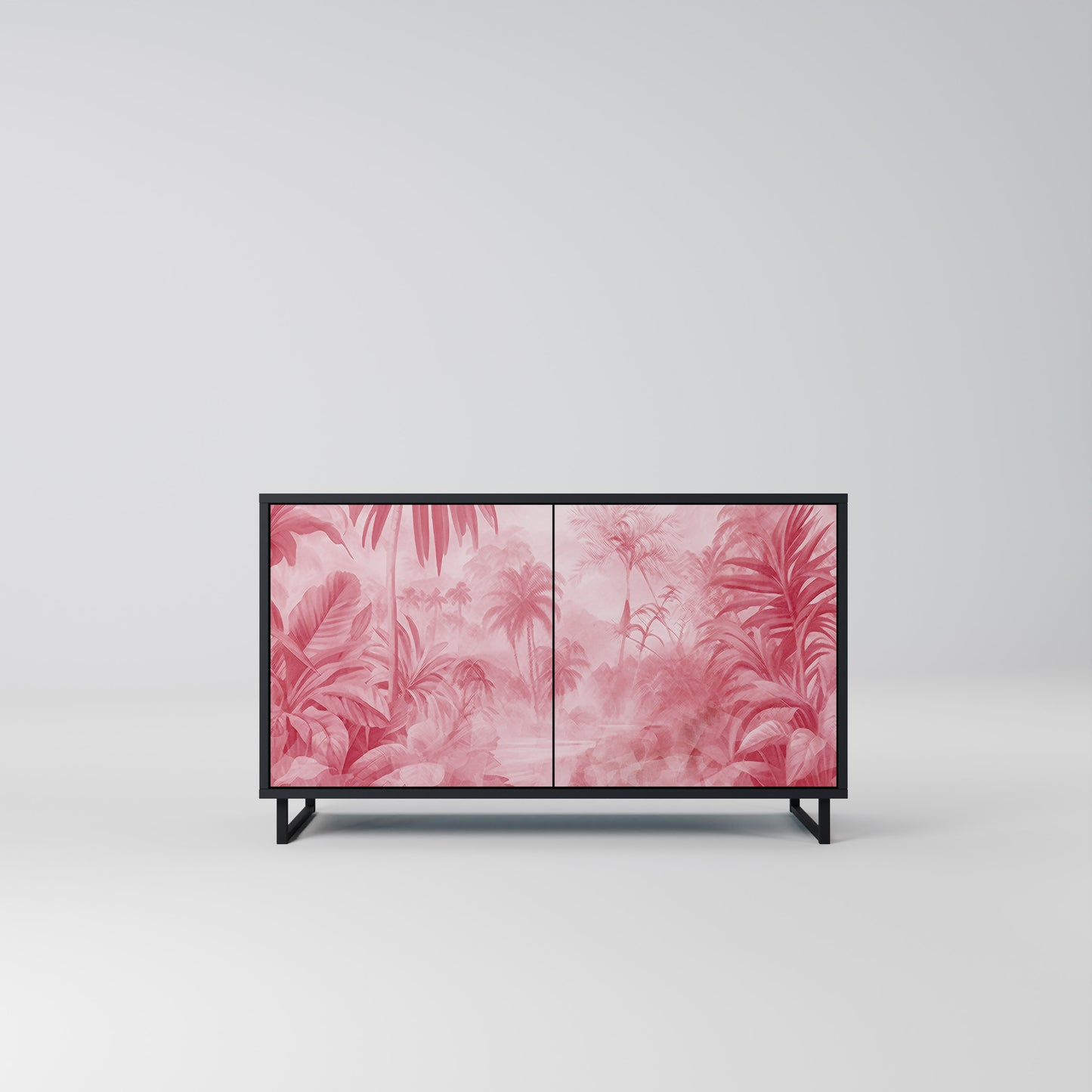SWEET TROPICS 2-Door Sideboard in Black Finish