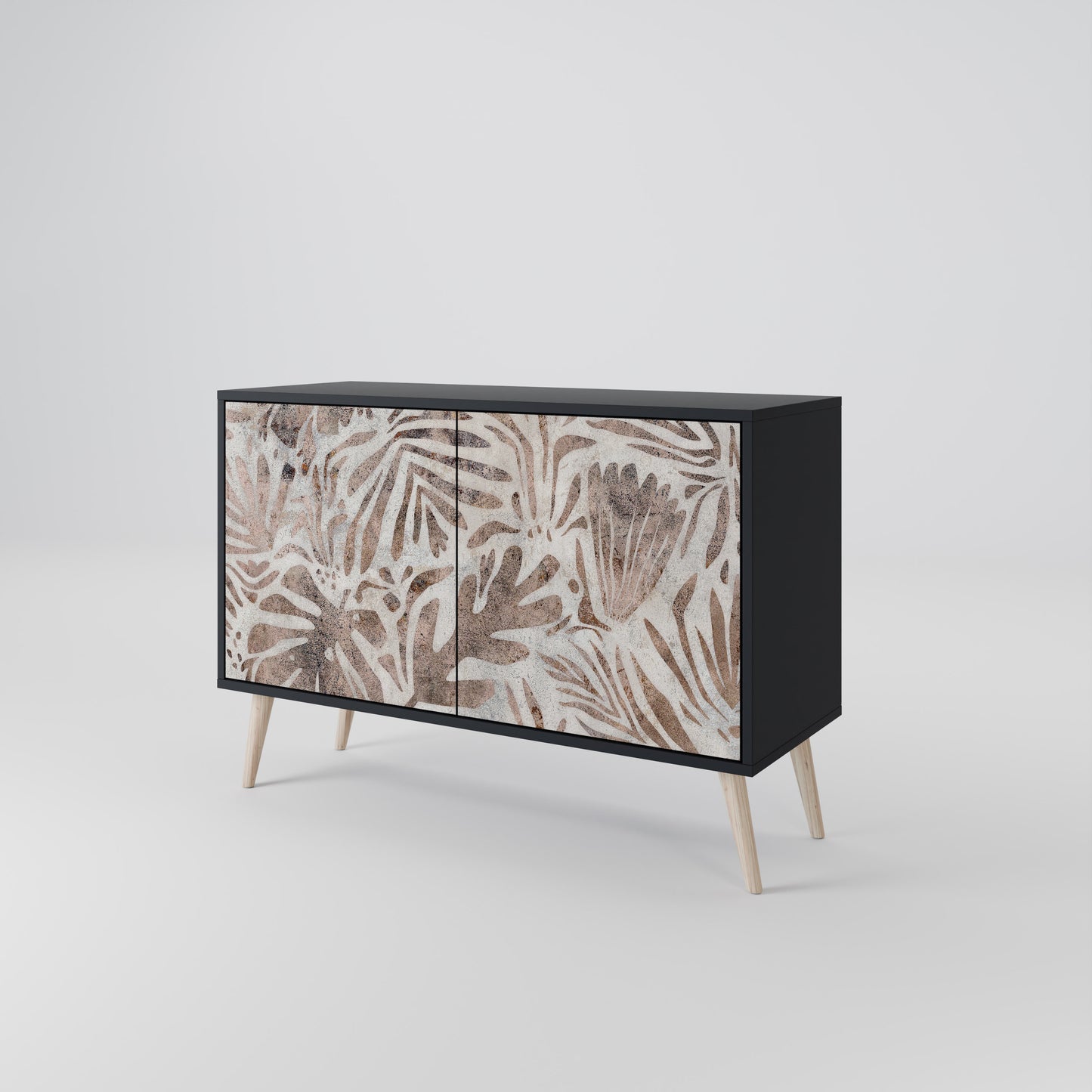 PASSING TIME 2-Door Sideboard in Black Finish