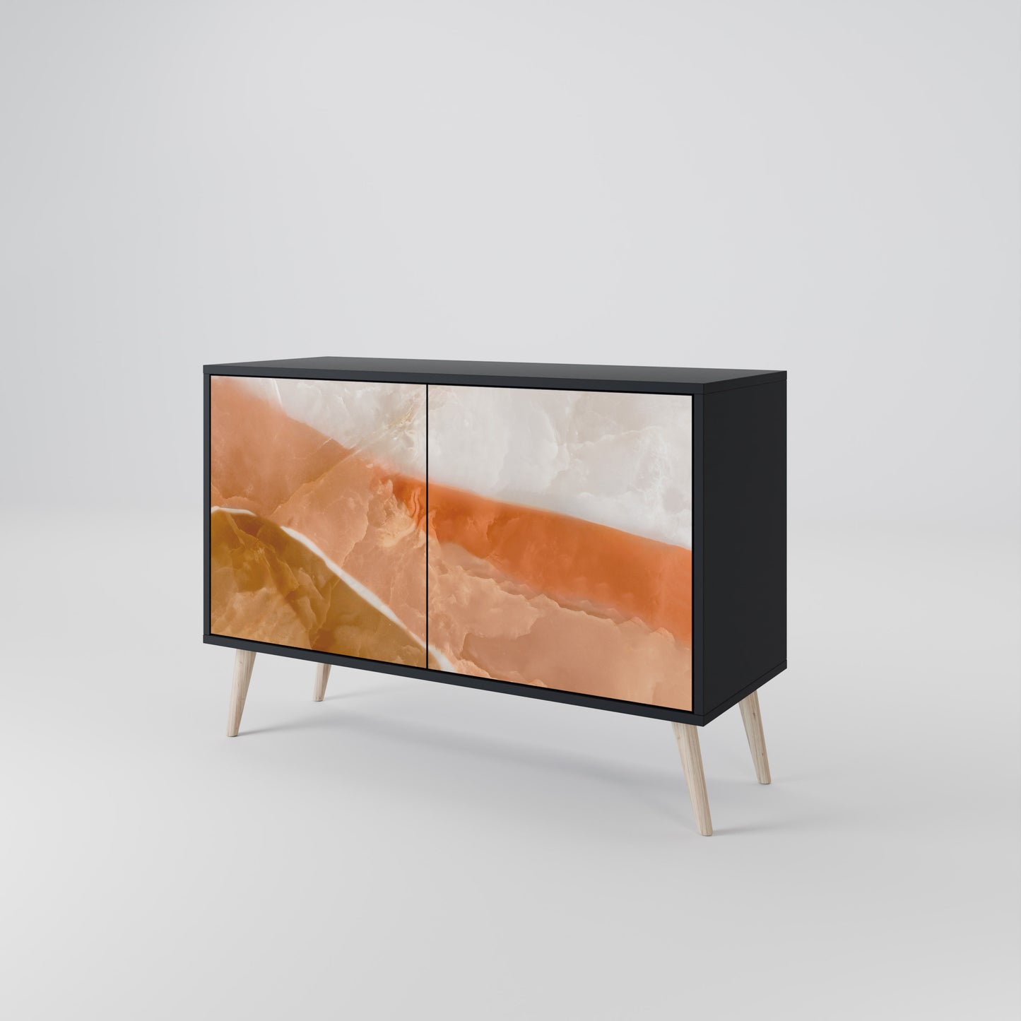 SANDHILLS SPLENDOUR 2-Door Sideboard in Black Finish