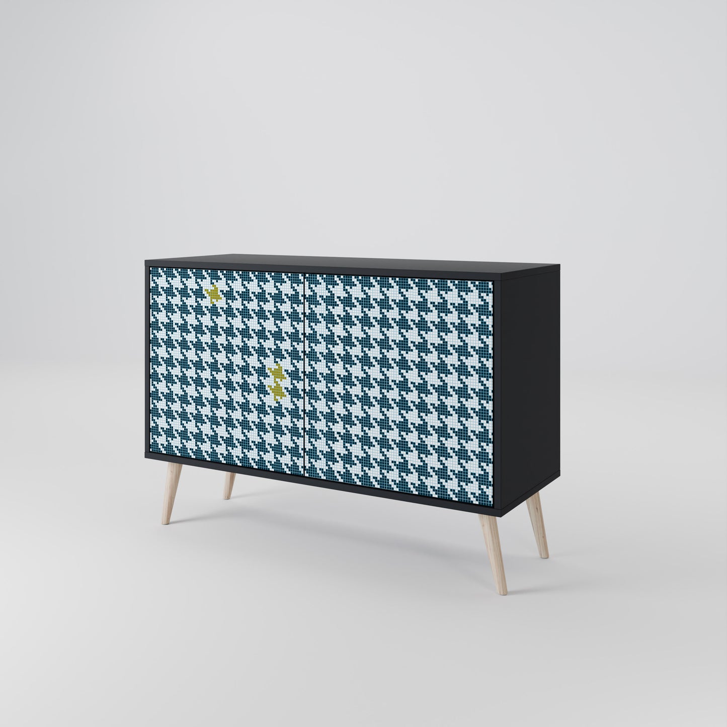 OUT OF CONTEXT 2-Door Sideboard in Black Finish