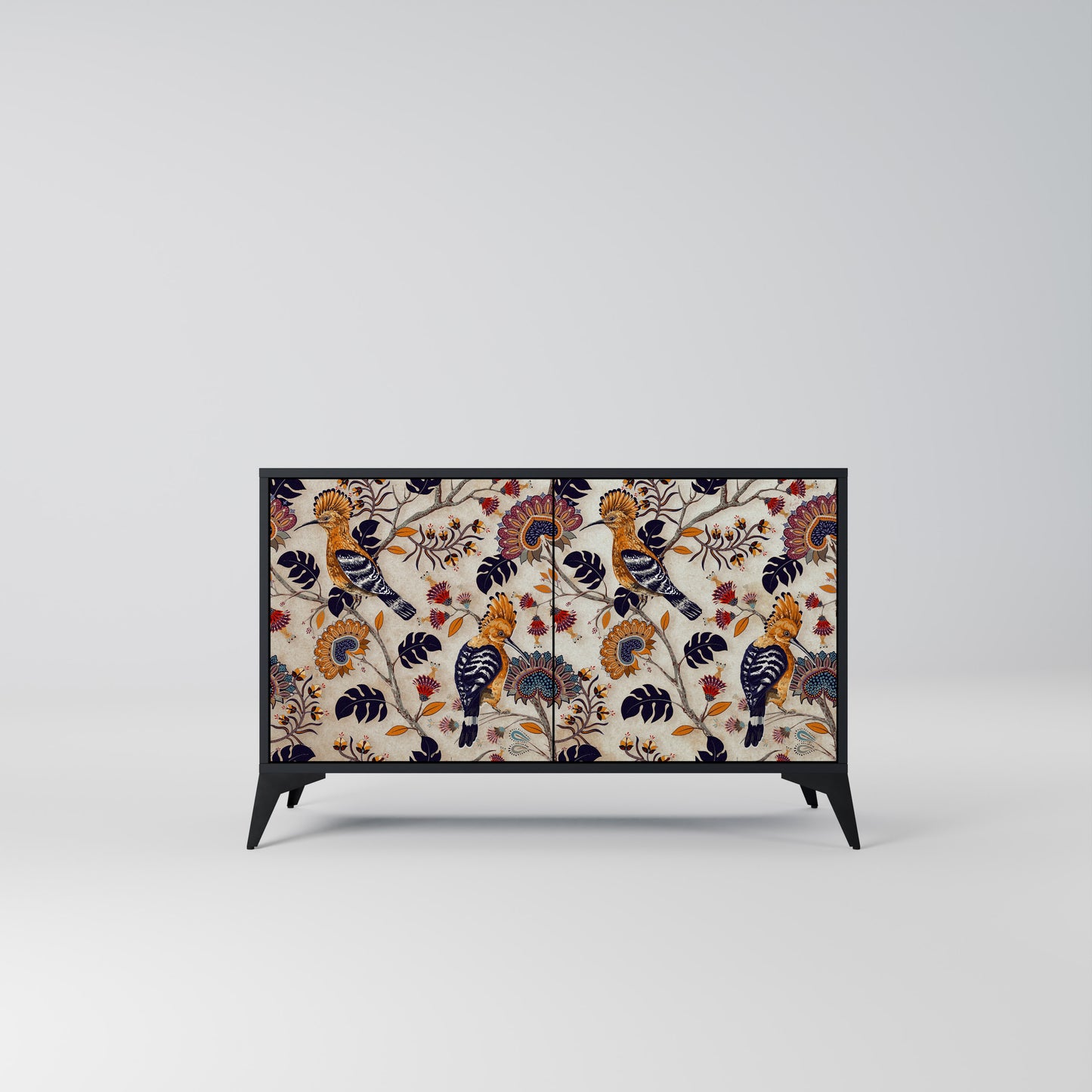 EMINENT HOOPOE 2-Door Sideboard in Black Finish