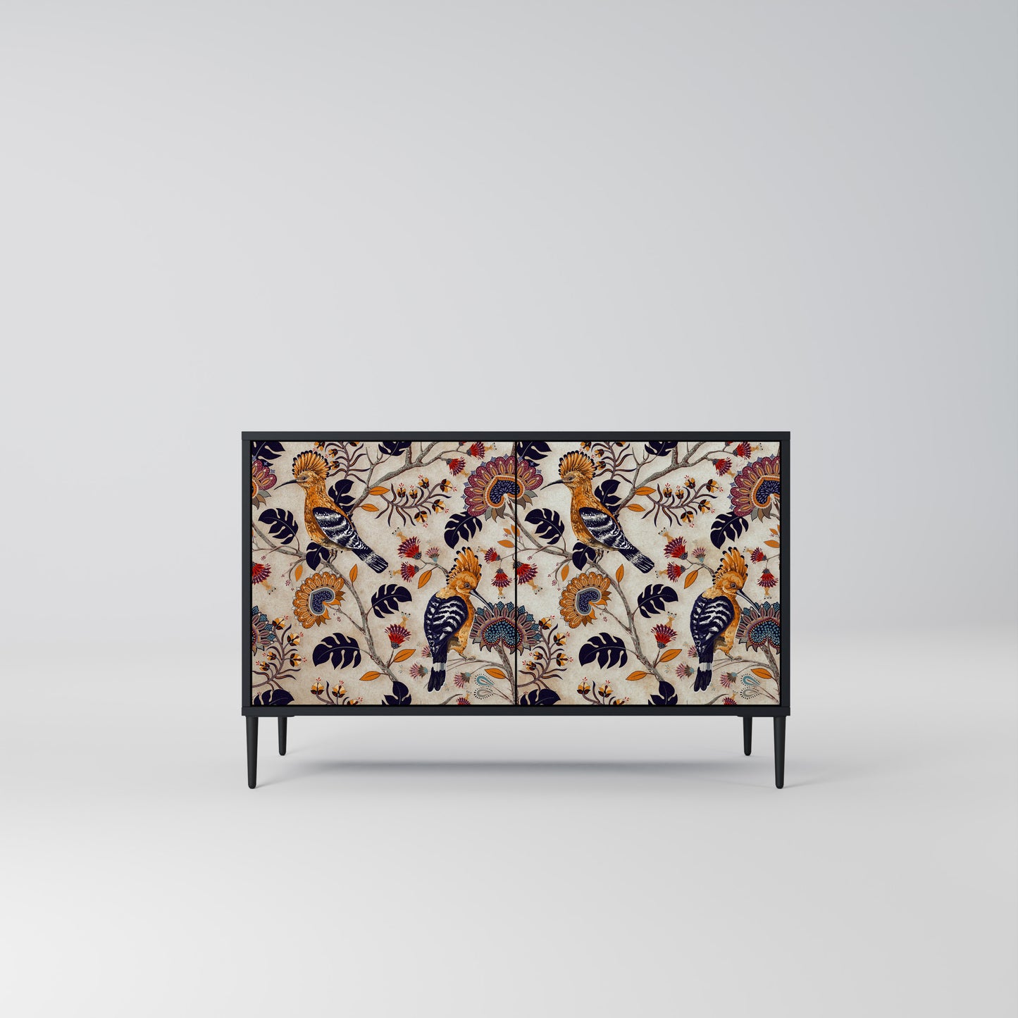 EMINENT HOOPOE 2-Door Sideboard in Black Finish