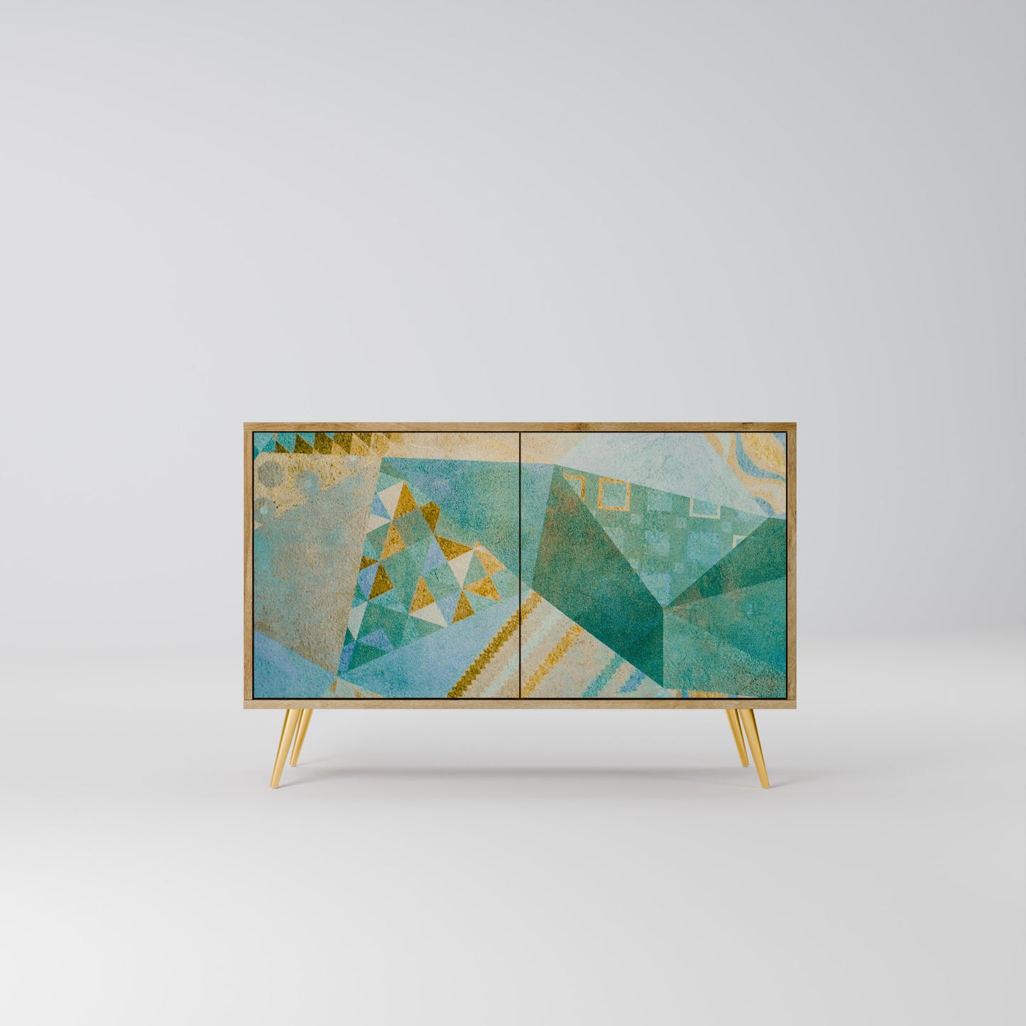 SPECTRUM SPLENDOR 2-dörrars skänk i ekeffekt