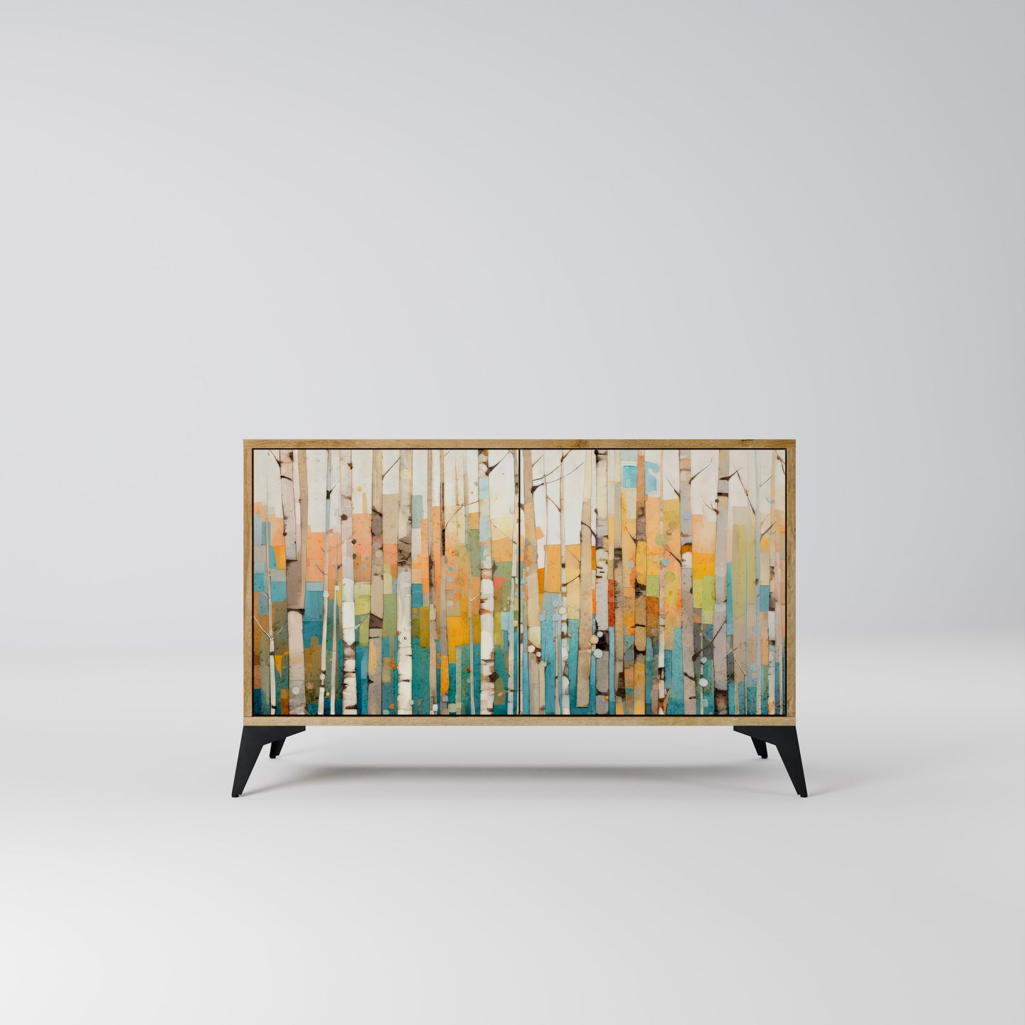 BIRCH KALEIDOSCOPE 2-Door Sideboard in Oak Effect