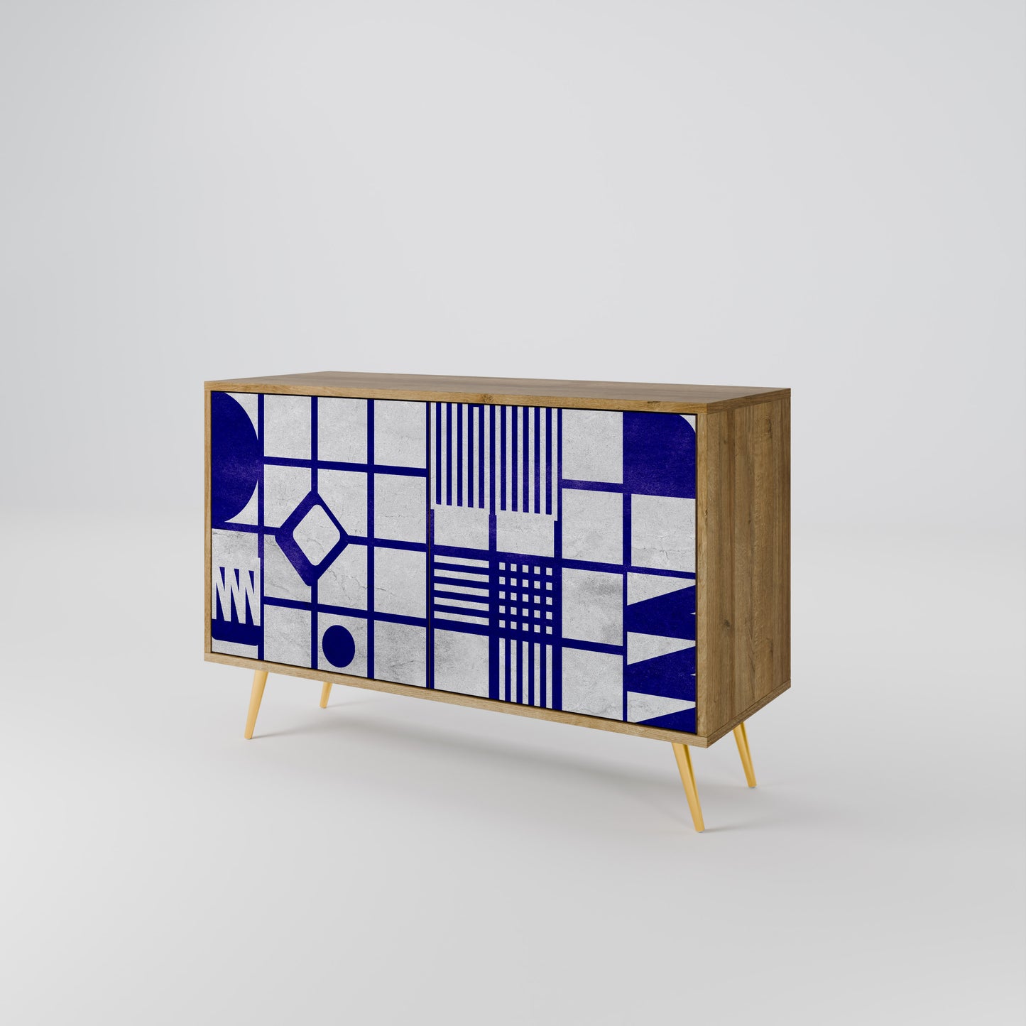 THE RIGHT PLACES 2-Door Sideboard in Oak Effect