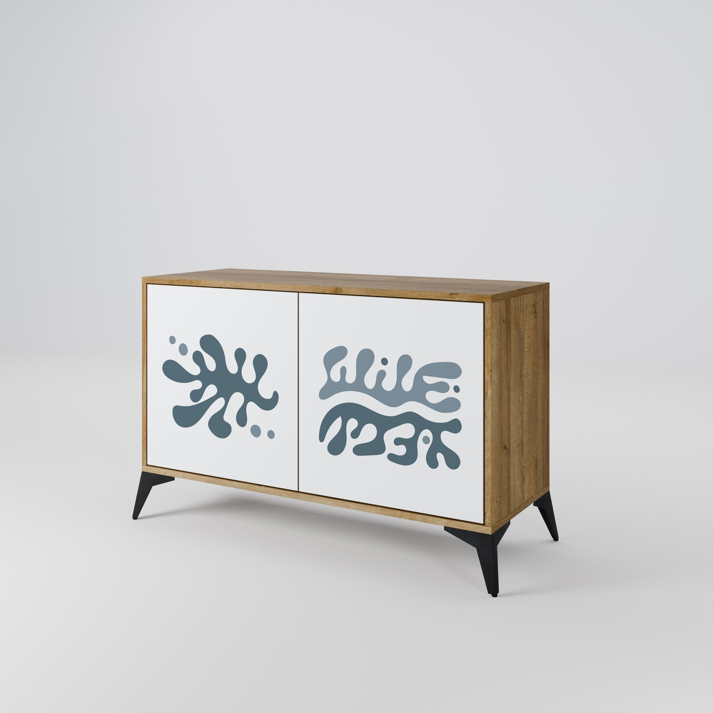 WONDERLAND VEGETATION 2-Door Sideboard in Oak Effect