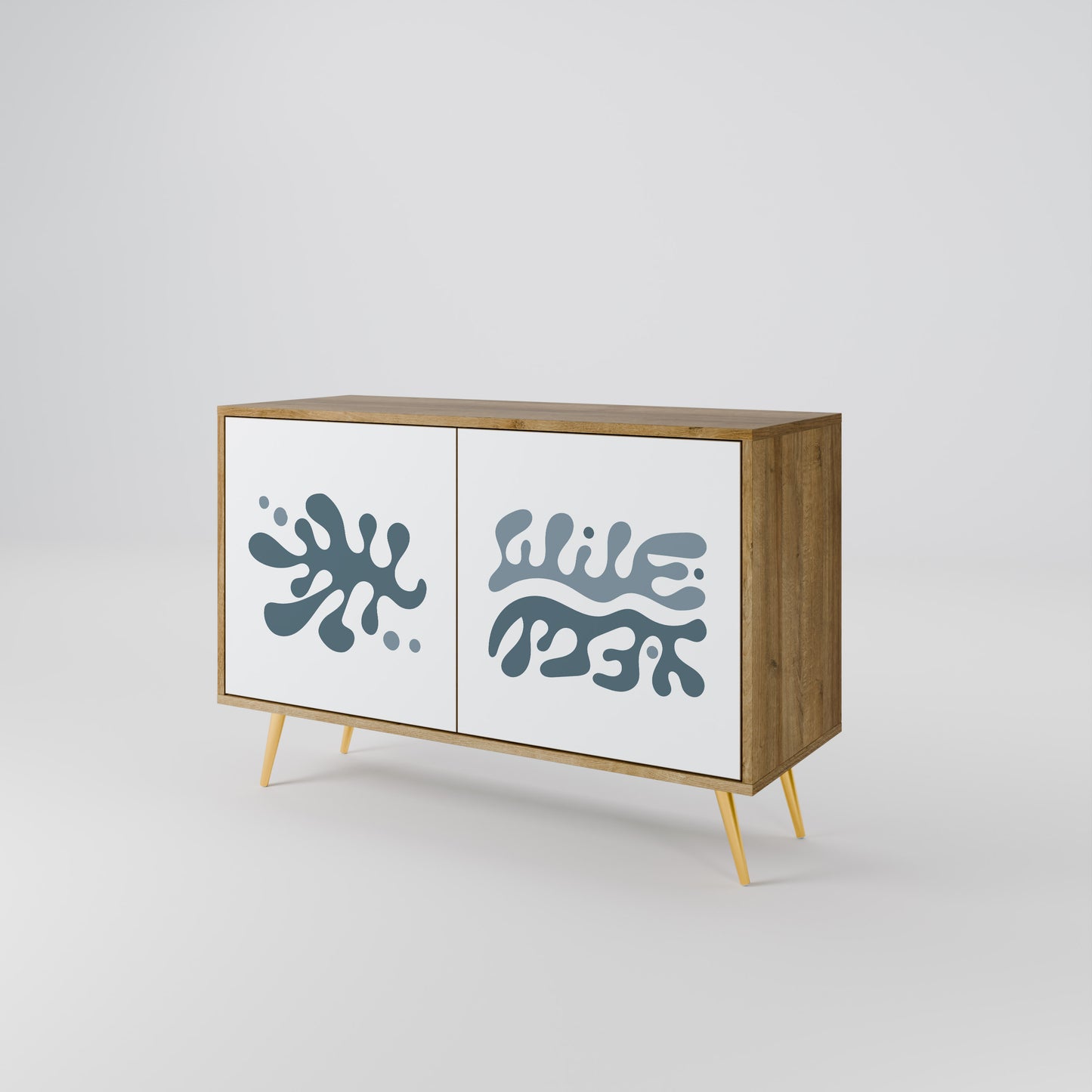 WONDERLAND VEGETATION 2-Door Sideboard in Oak Effect