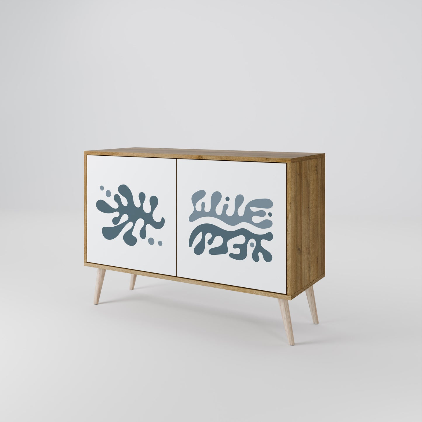 WONDERLAND VEGETATION 2-Door Sideboard in Oak Effect