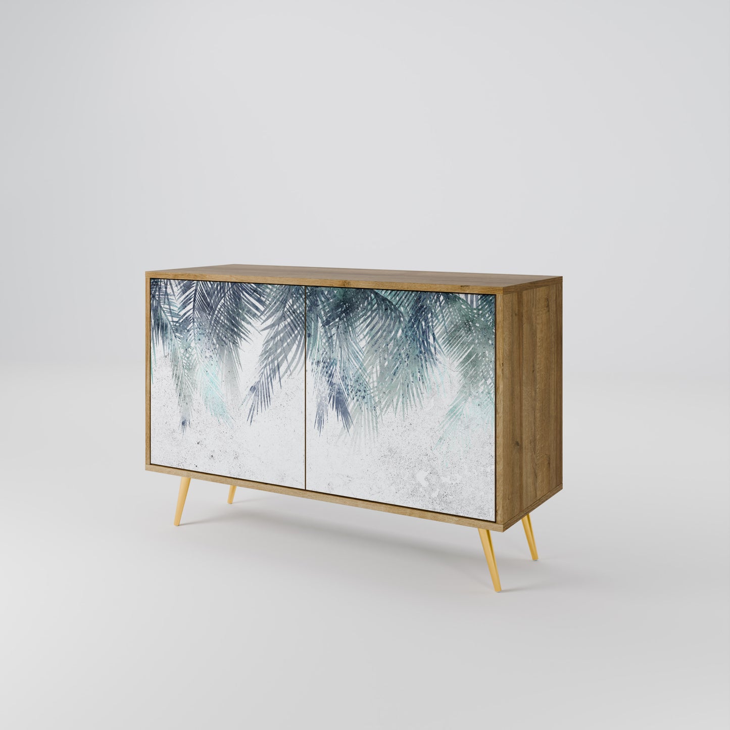 PALM VEIL 2-dörrars skänk i ekeffekt