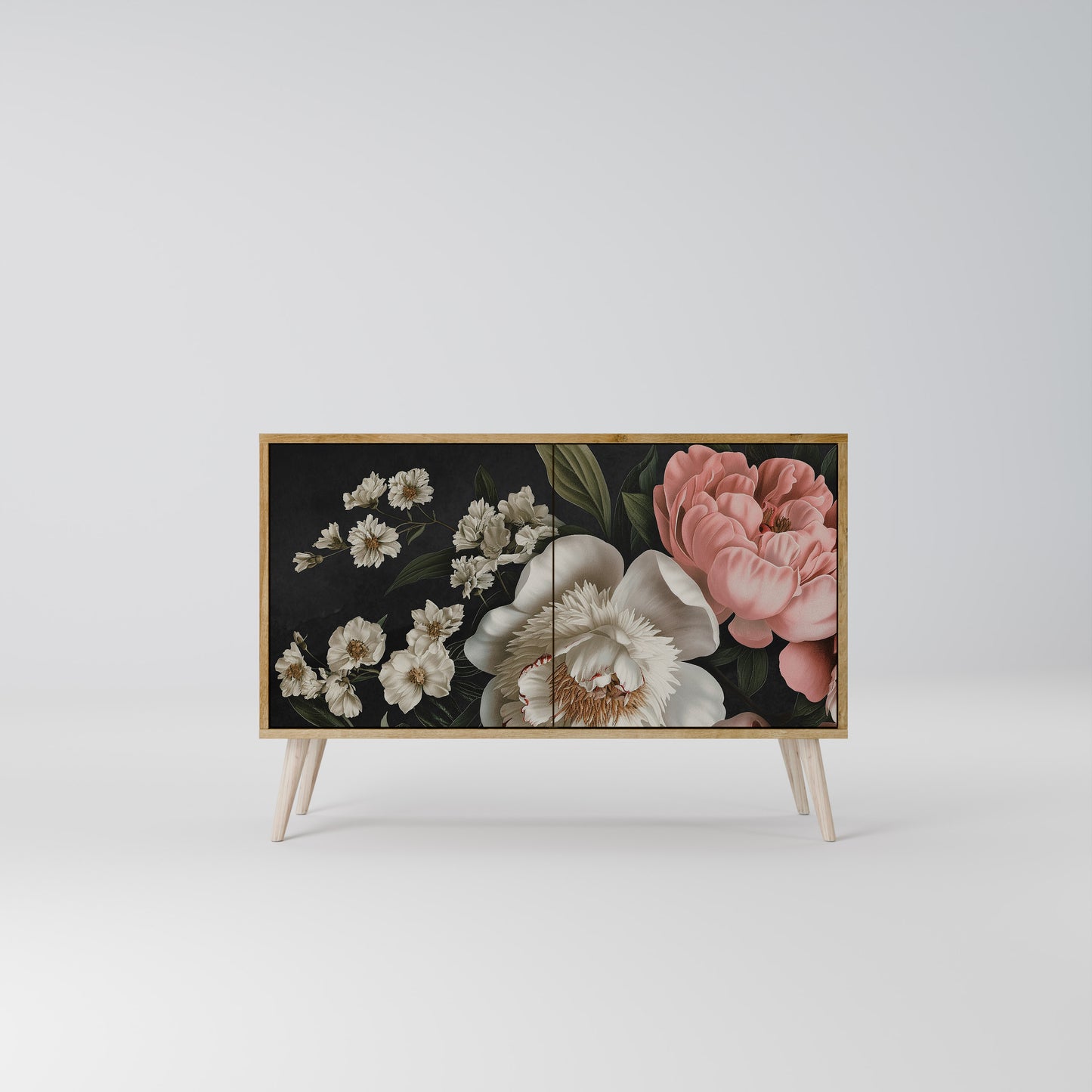 LUSH ELEGANCE 2-Door Sideboard in Oak Effect
