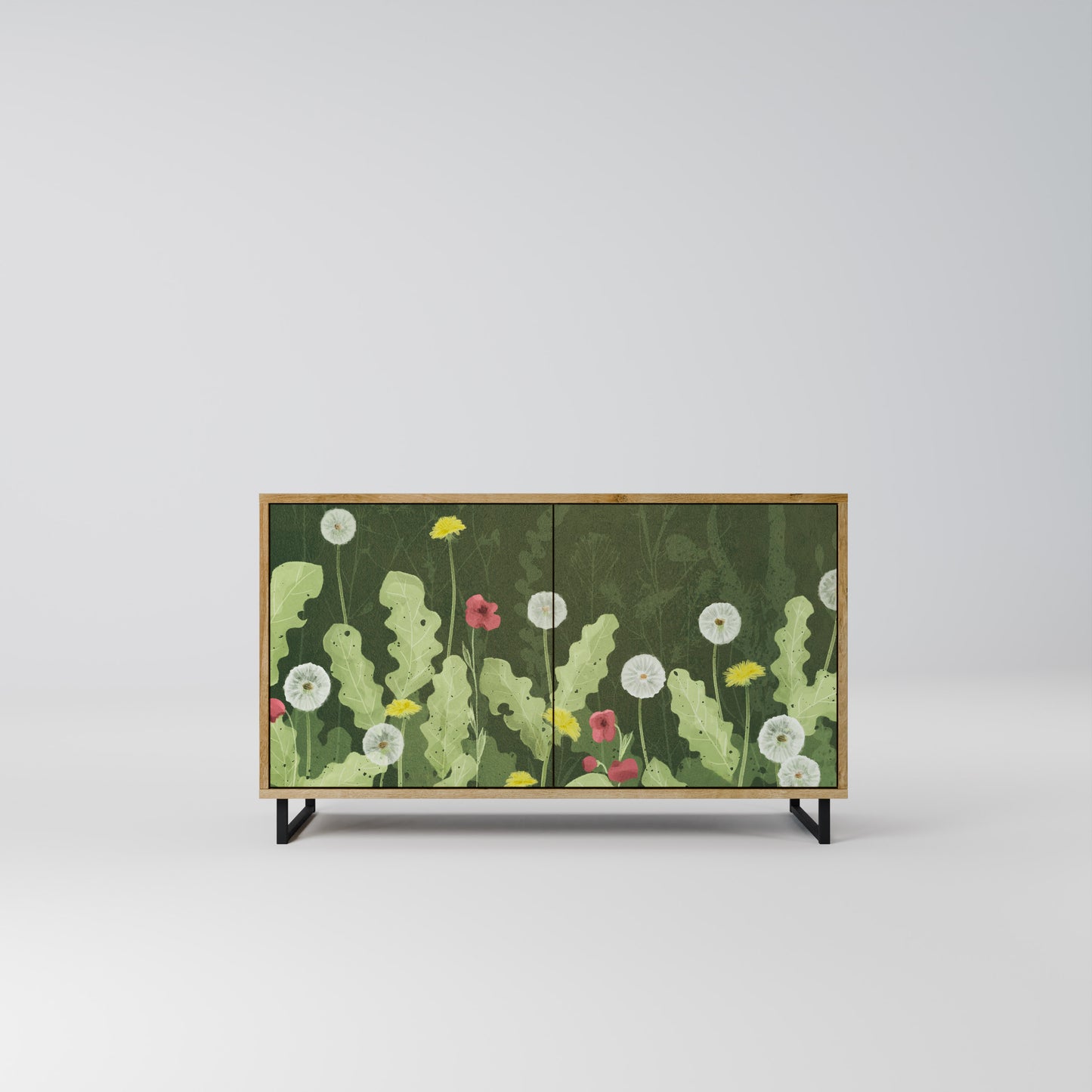 DANDELION AMUSE 2-Door Sideboard in Oak Effect