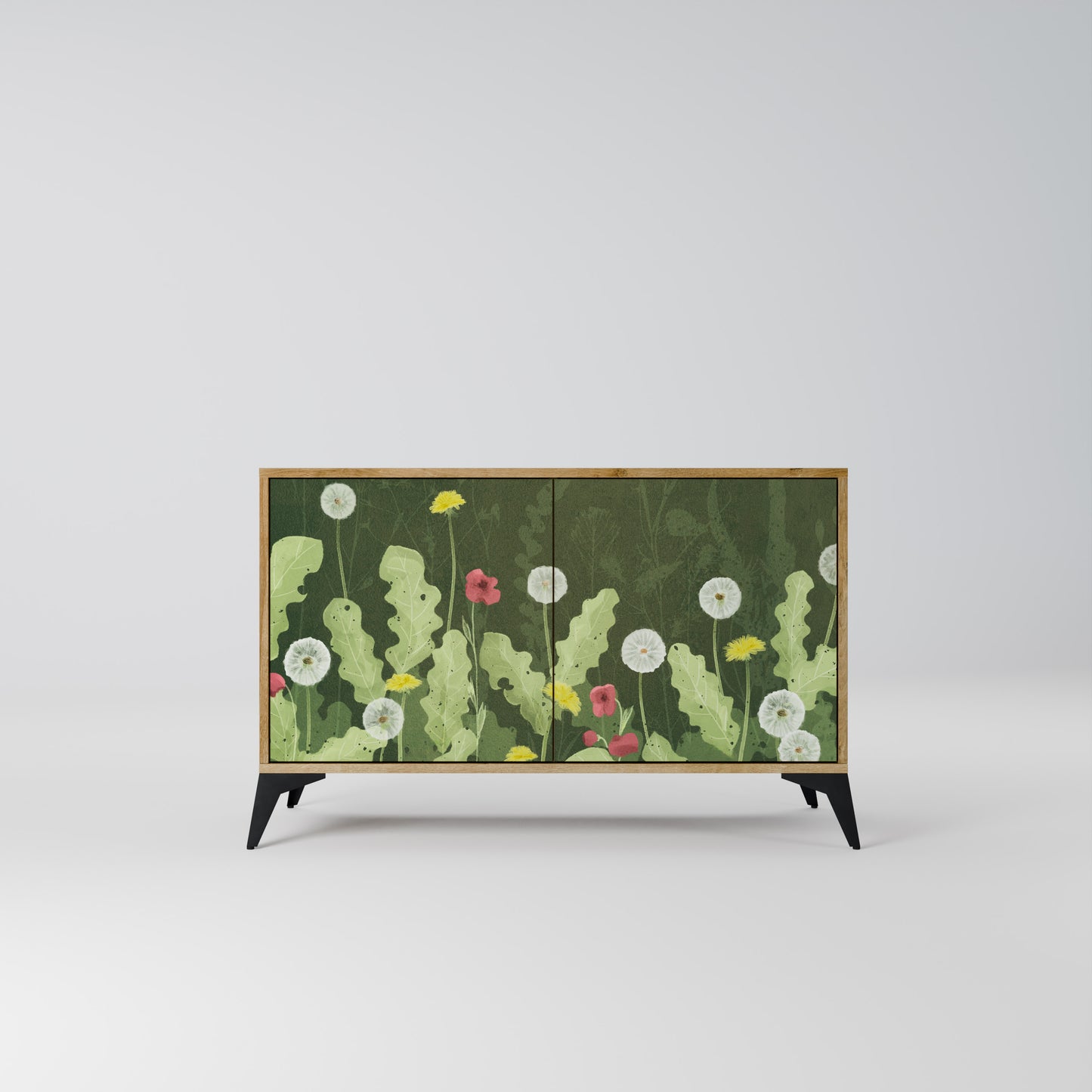 DANDELION AMUSE 2-Door Sideboard in Oak Effect