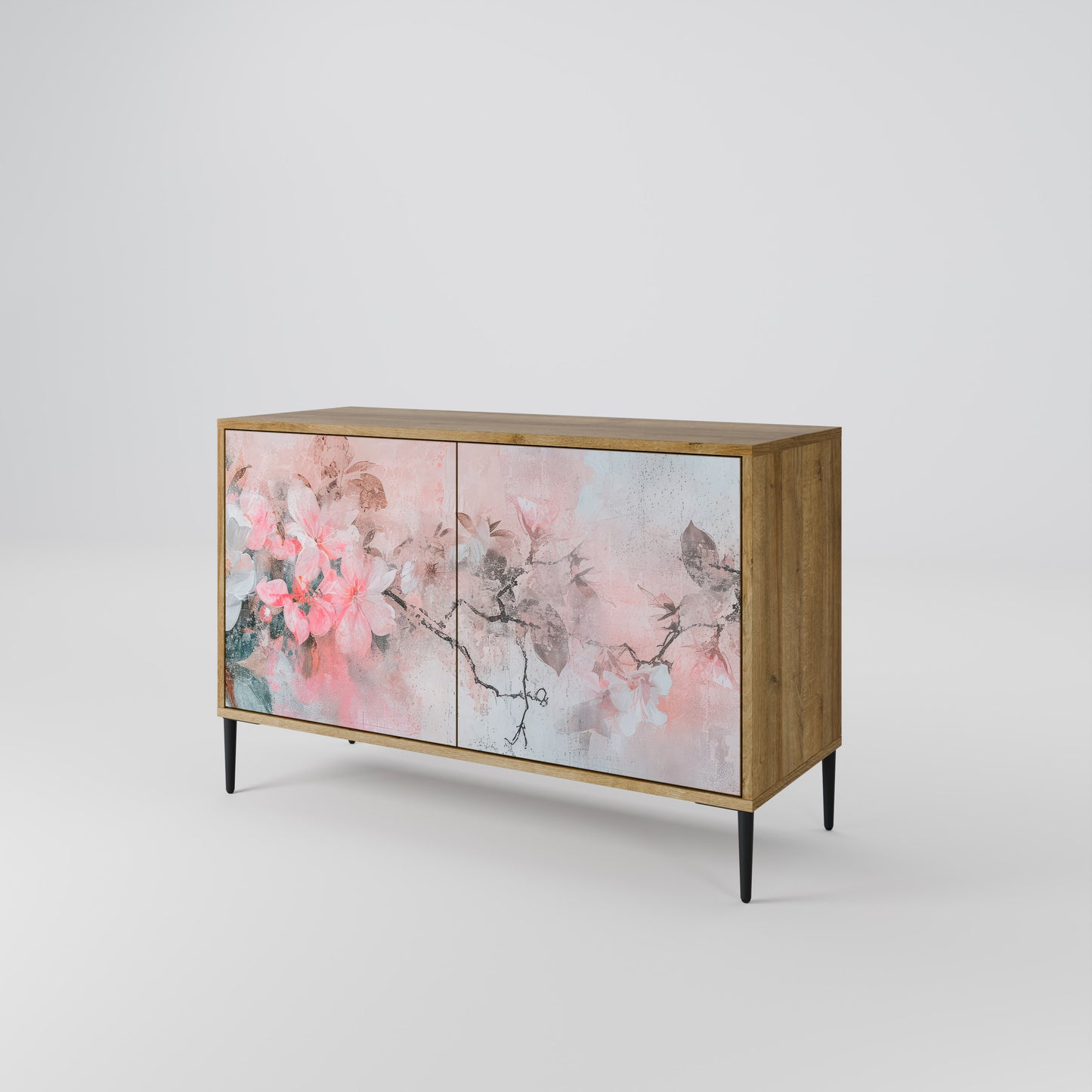 CHERRY BLOSSOM 2-Door Sideboard in Oak Effect