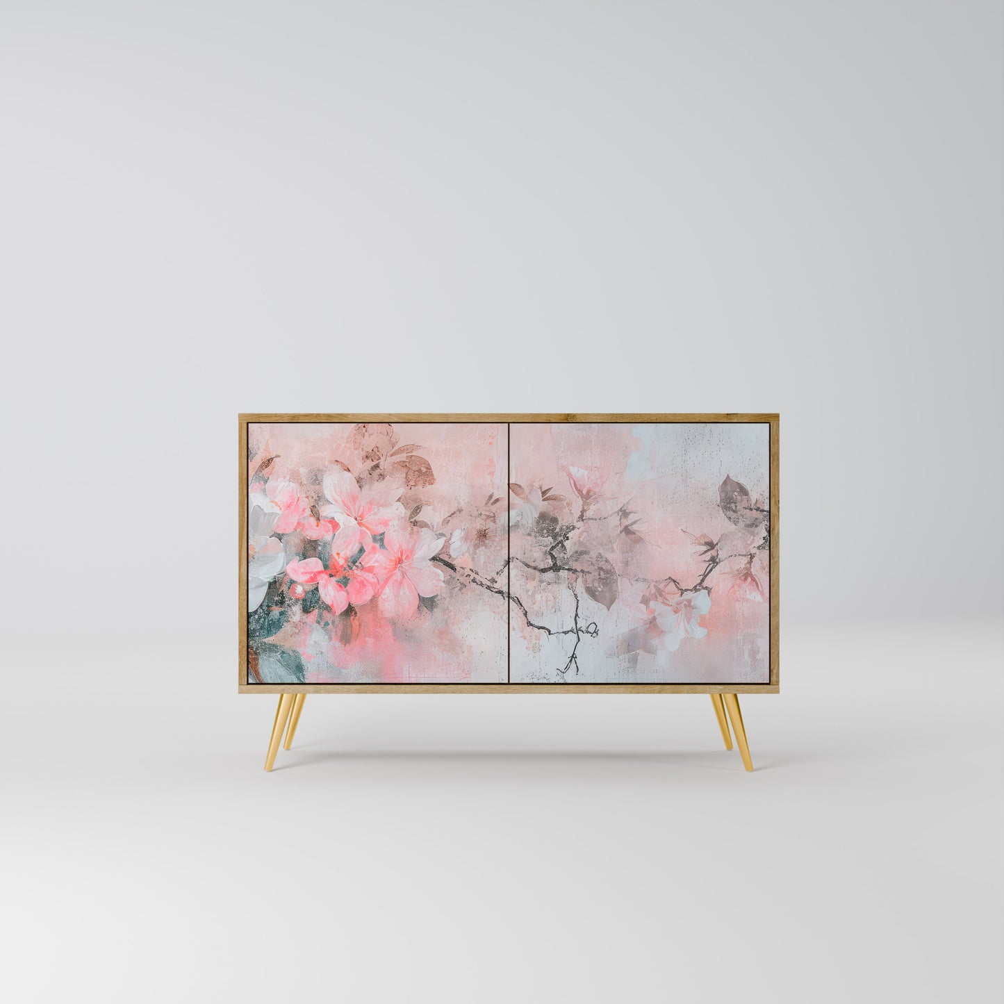 CHERRY BLOSSOM 2-Door Sideboard in Oak Effect