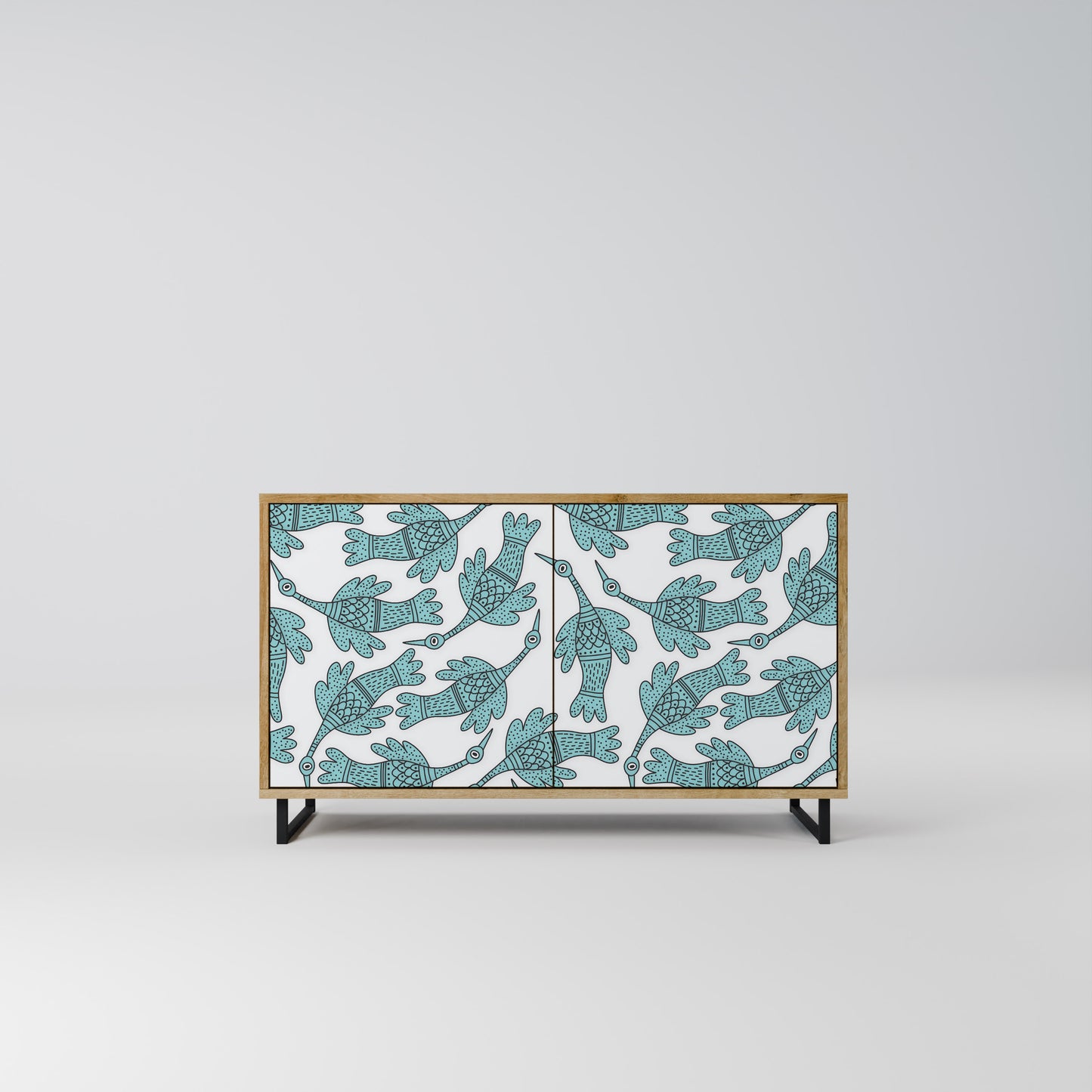 WATERSPOUT SONGIBIRD 2-Door Sideboard in Oak Effect
