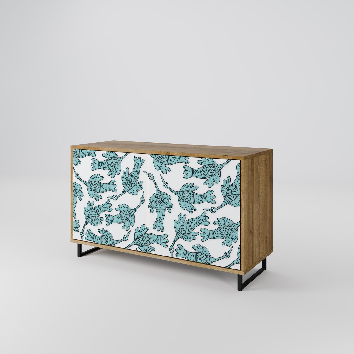 WATERSPOUT SONGIBIRD 2-Door Sideboard in Oak Effect
