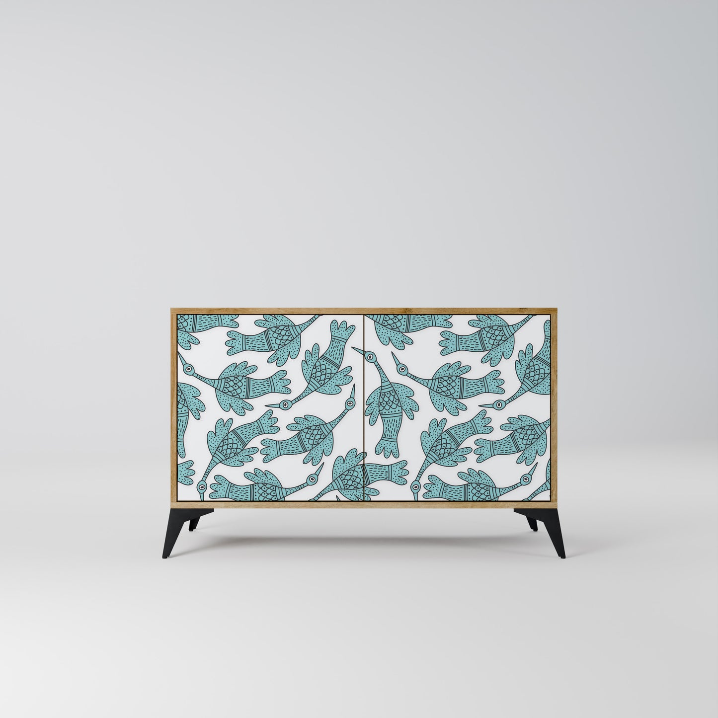 WATERSPOUT SONGIBIRD 2-Door Sideboard in Oak Effect