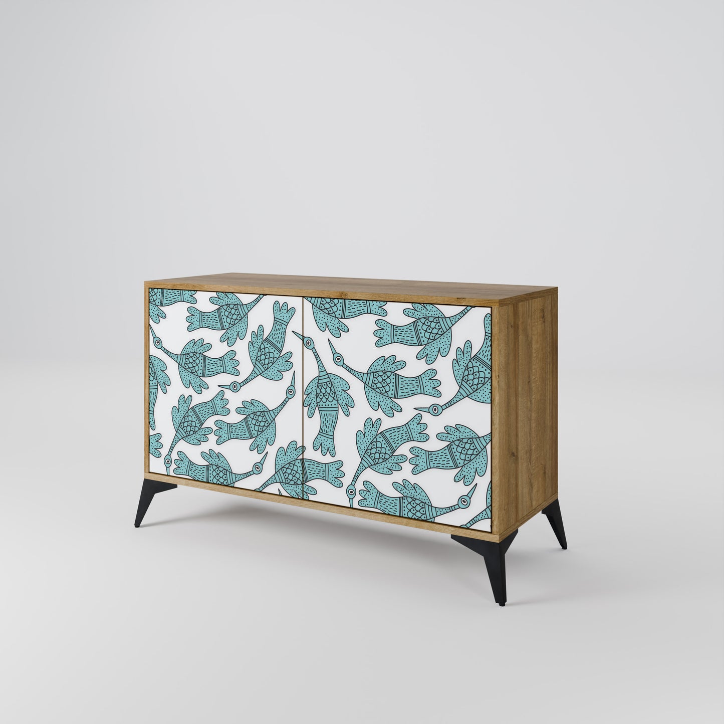 WATERSPOUT SONGIBIRD 2-Door Sideboard in Oak Effect