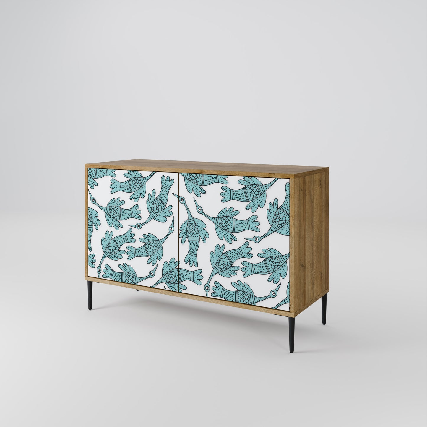 WATERSPOUT SONGIBIRD 2-Door Sideboard in Oak Effect