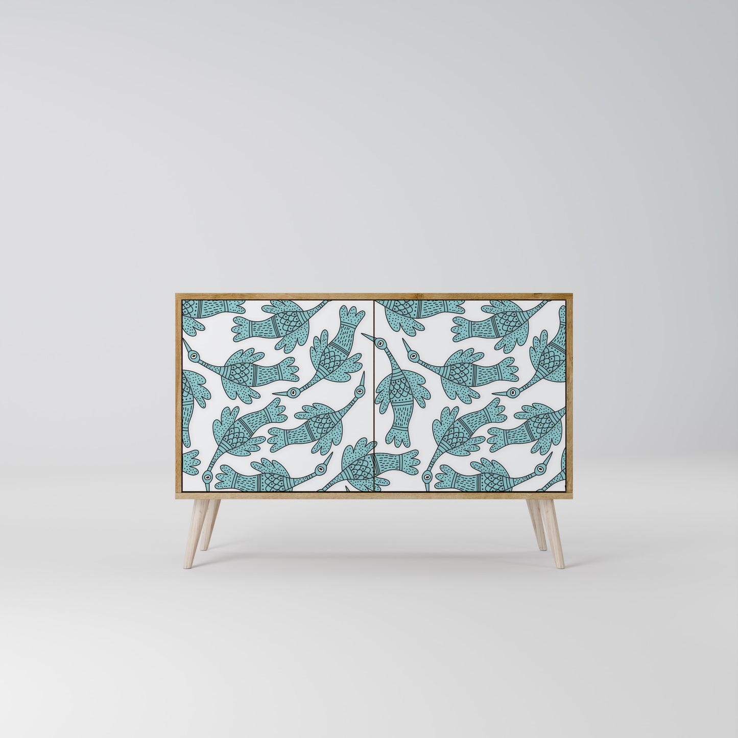 WATERSPOUT SONGIBIRD 2-Door Sideboard in Oak Effect