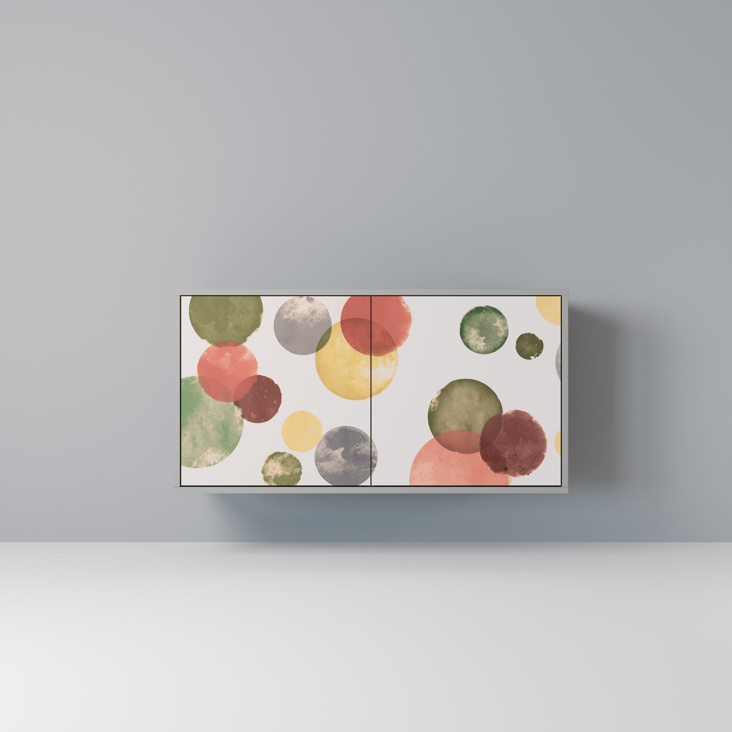 FLEETING HAPPINESS 2-Door Sideboard in Grey Finish