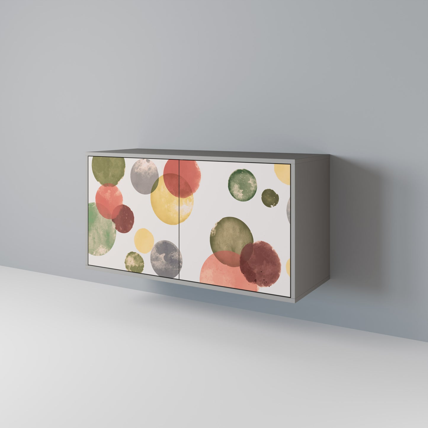 FLEETING HAPPINESS 2-Door Sideboard in Grey Finish