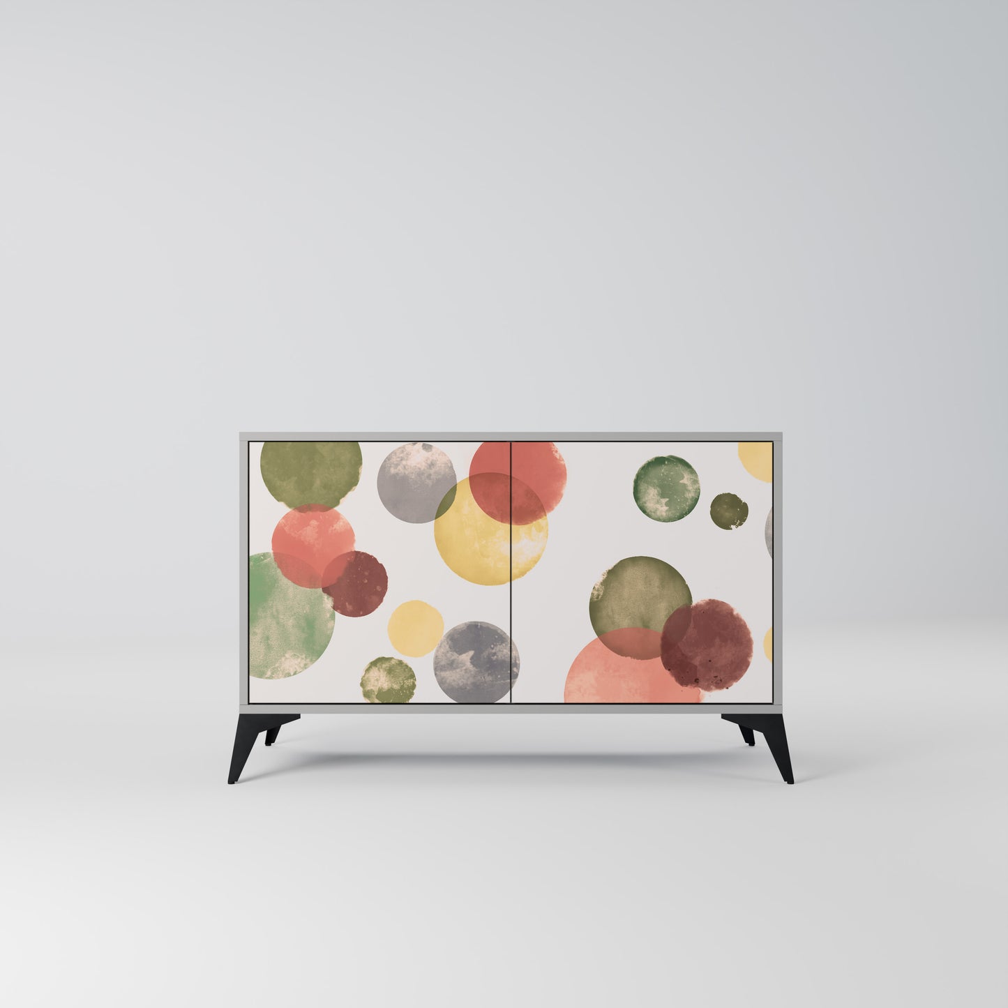 FLEETING HAPPINESS 2-Door Sideboard in Grey Finish
