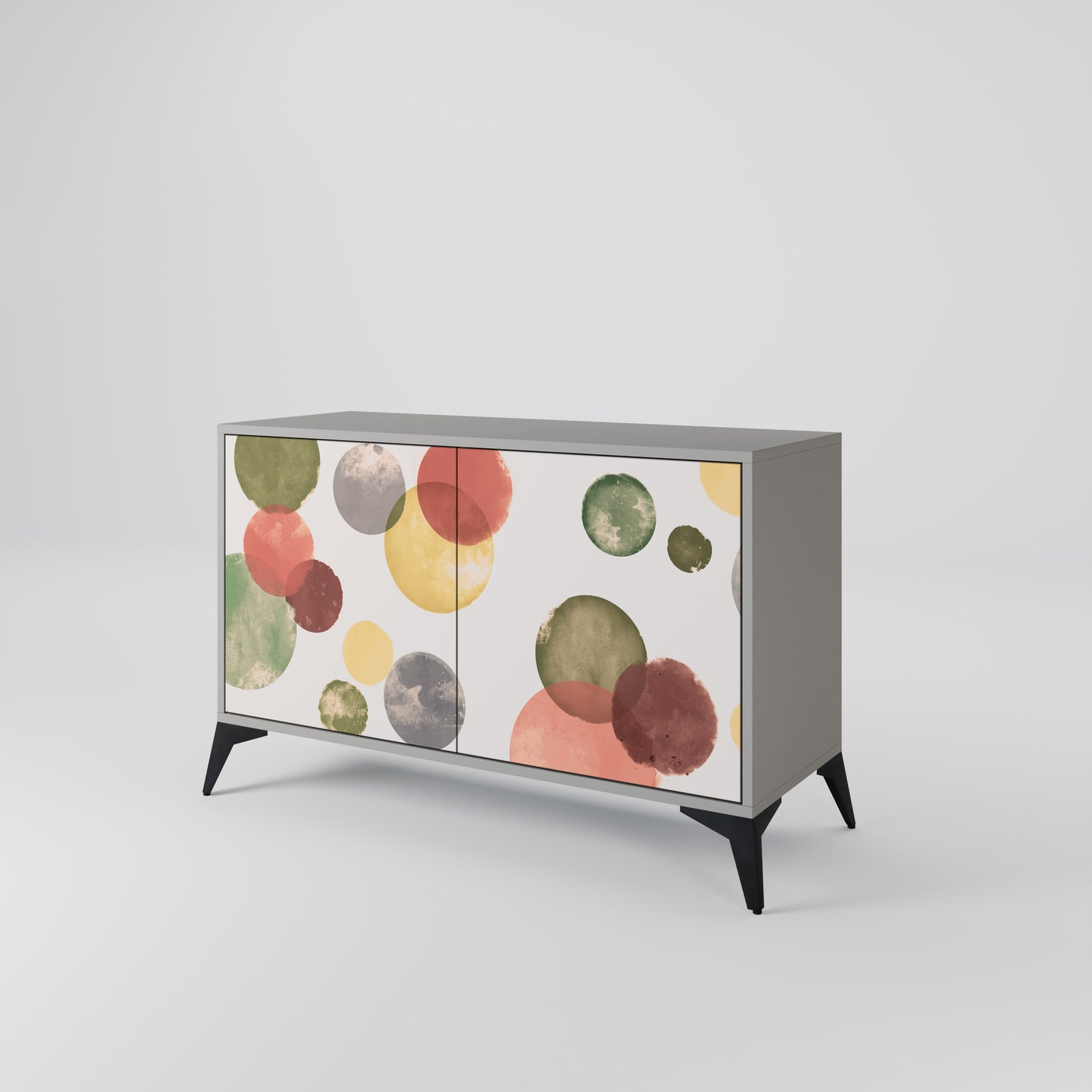 FLEETING HAPPINESS 2-Door Sideboard in Grey Finish