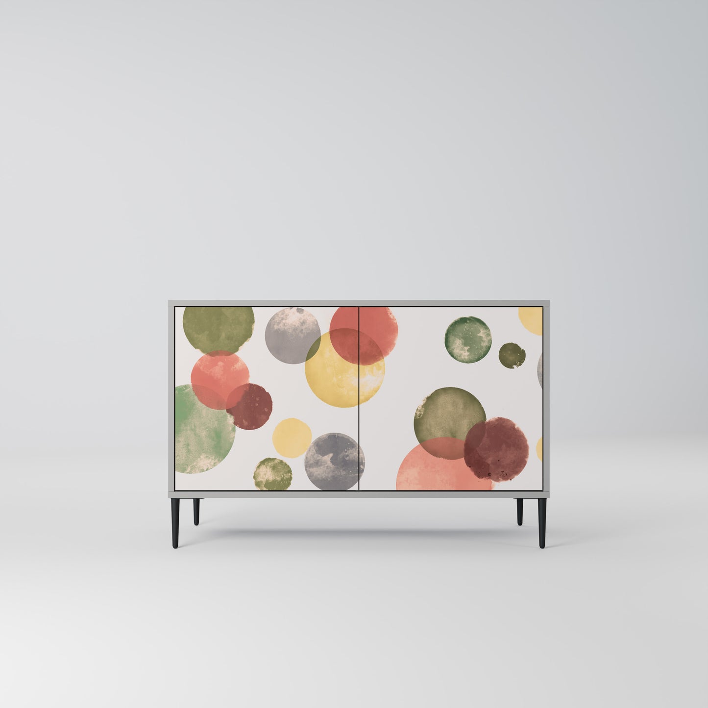 FLEETING HAPPINESS 2-Door Sideboard in Grey Finish