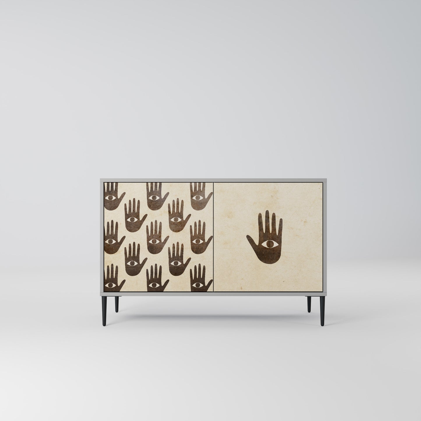 SEE MORE 2-Door Sideboard in Grey Finish