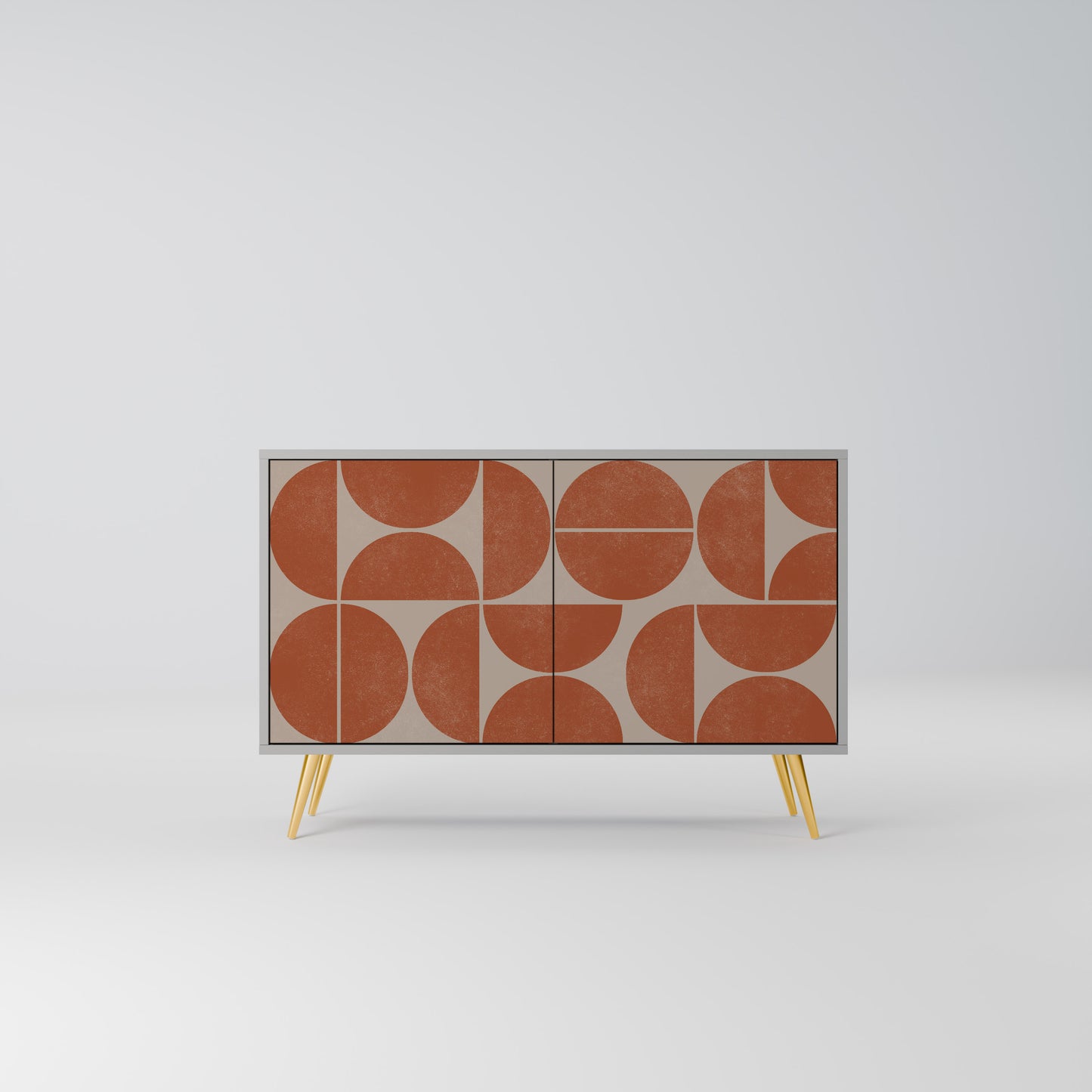 REPETITION COMPULSION 2-Door Sideboard in Grey Finish