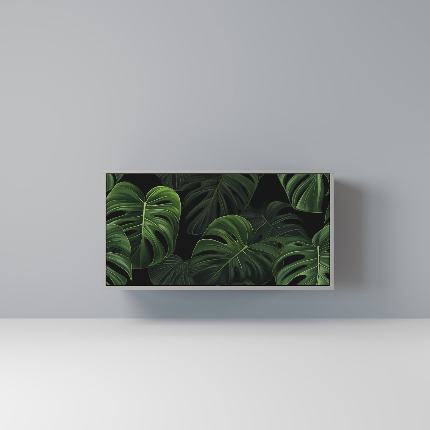 INFINITE MONSTERA 2-Door Sideboard in Grey Finish
