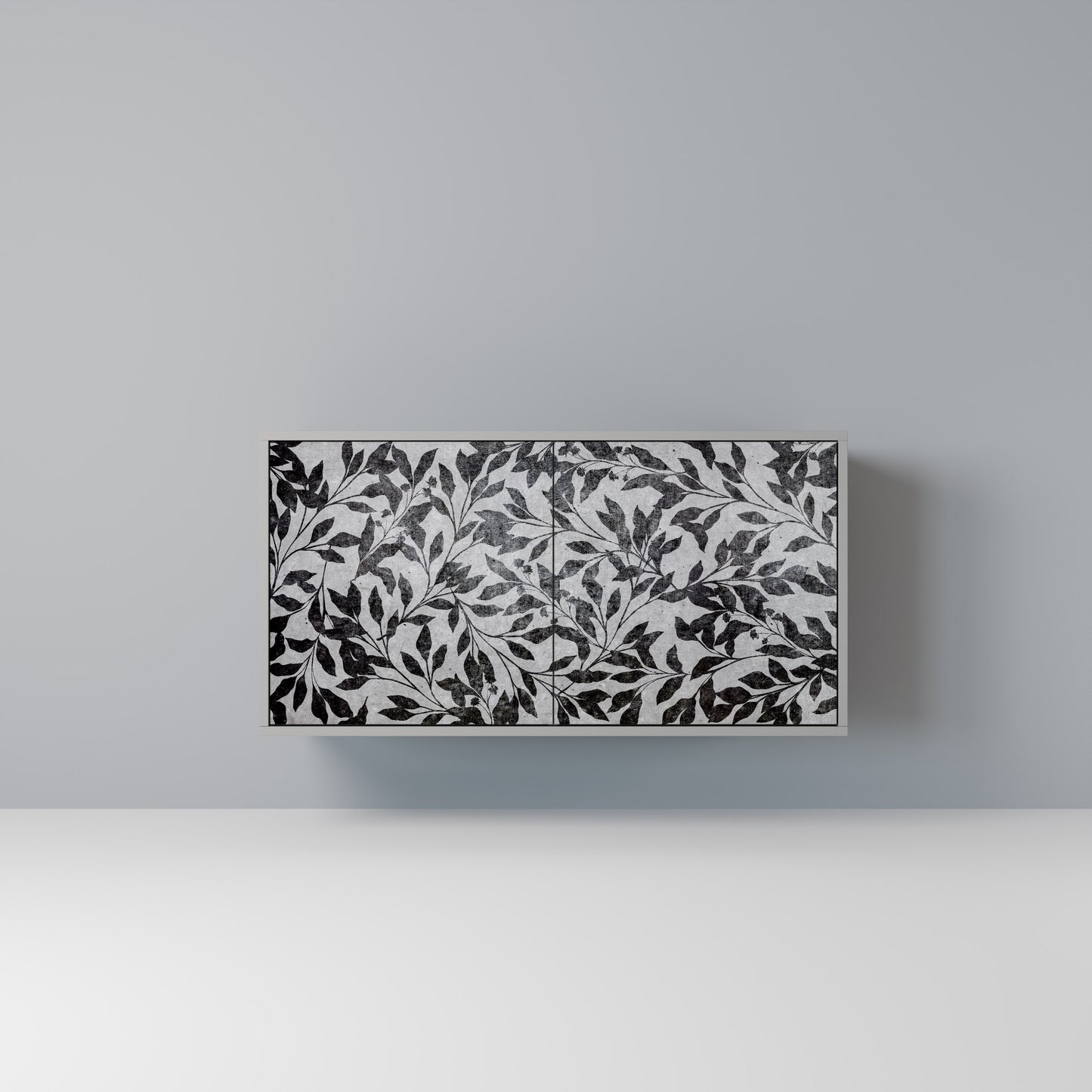 CHARCOAL SPROUT 2-Door Sideboard in Grey Finish