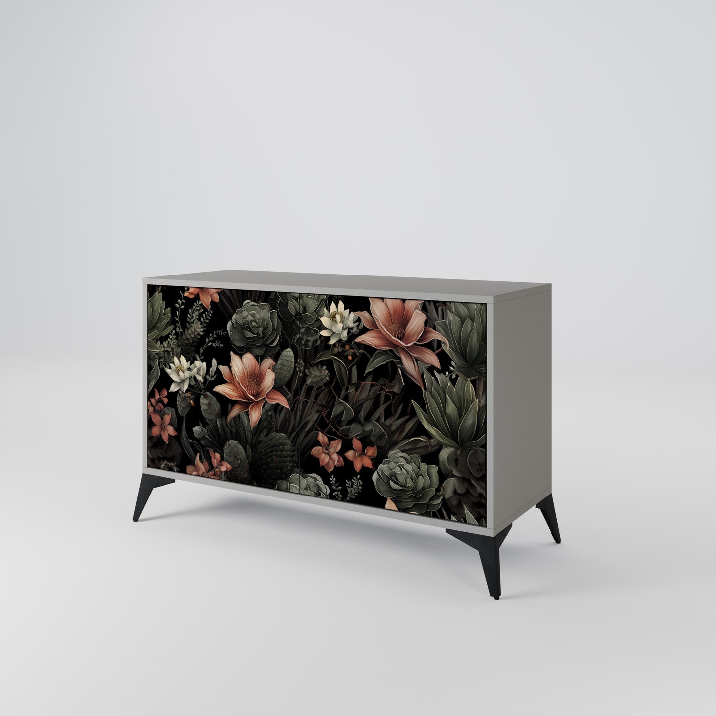 SECRET VERDURE 2-Door Sideboard in Grey Finish