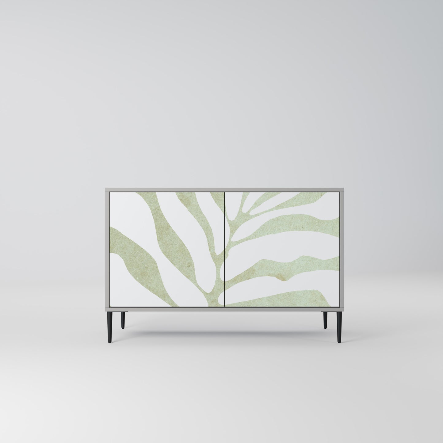 BOTANICAL SPARK 2-Door Sideboard in Grey Finish
