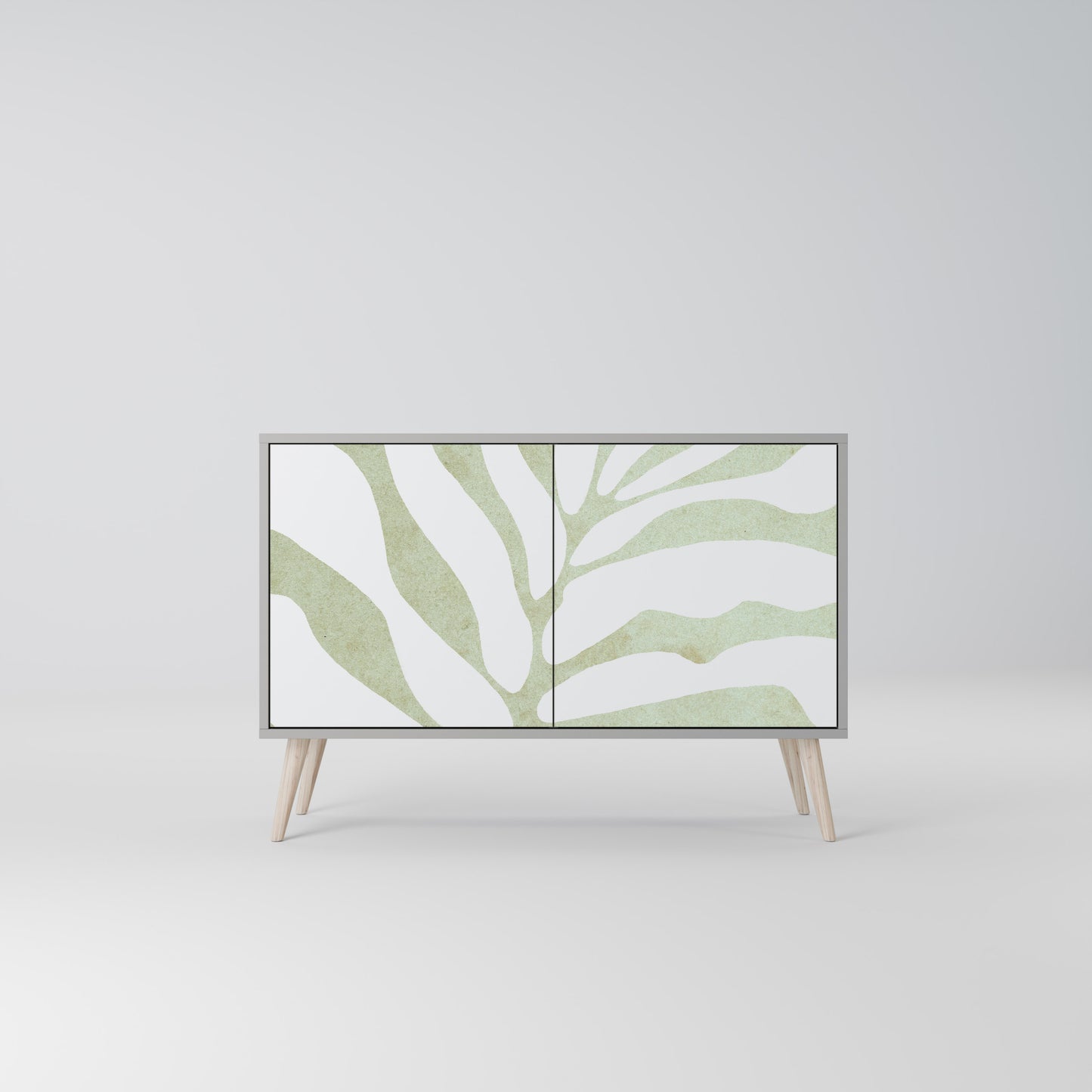 BOTANICAL SPARK 2-Door Sideboard in Grey Finish