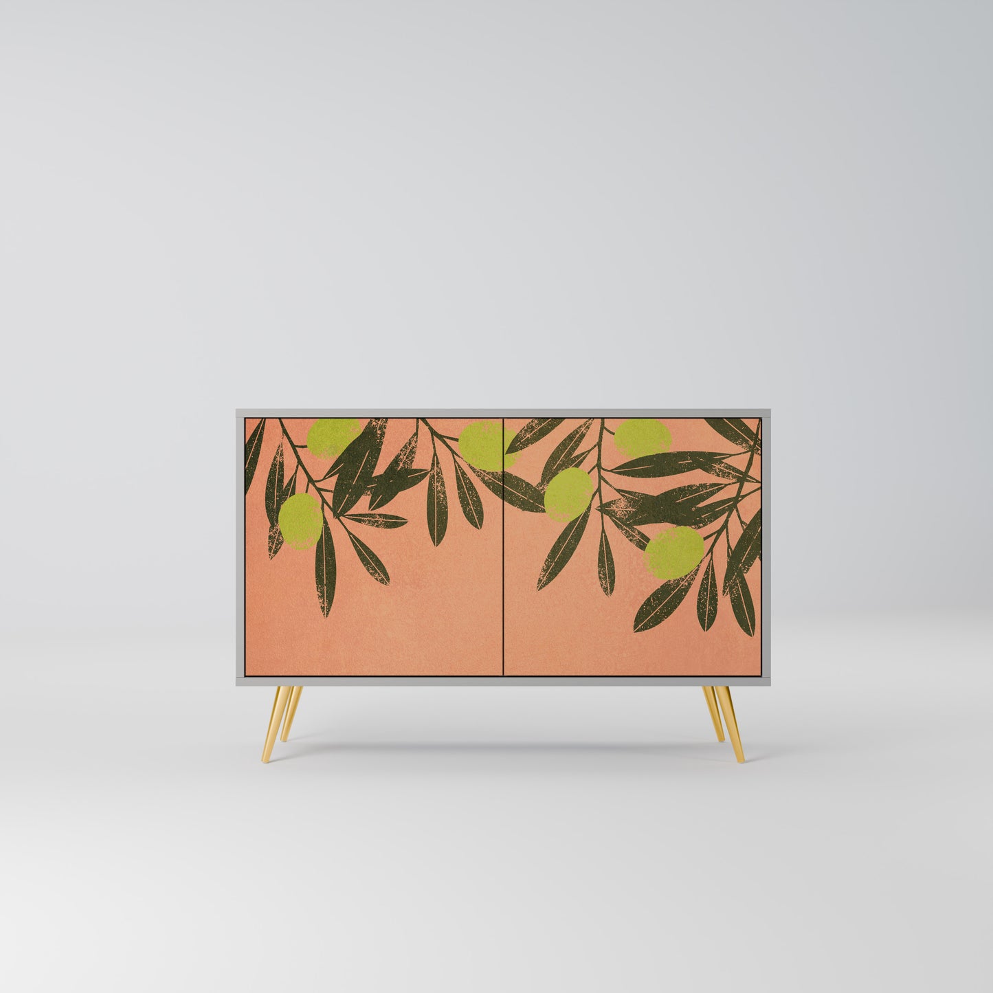 JUICY OLIVES 2-Door Sideboard in Grey Finish