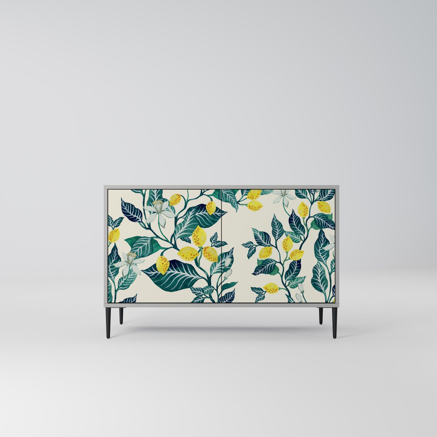 LEMON TREE 2-Door Sideboard in Grey Finish