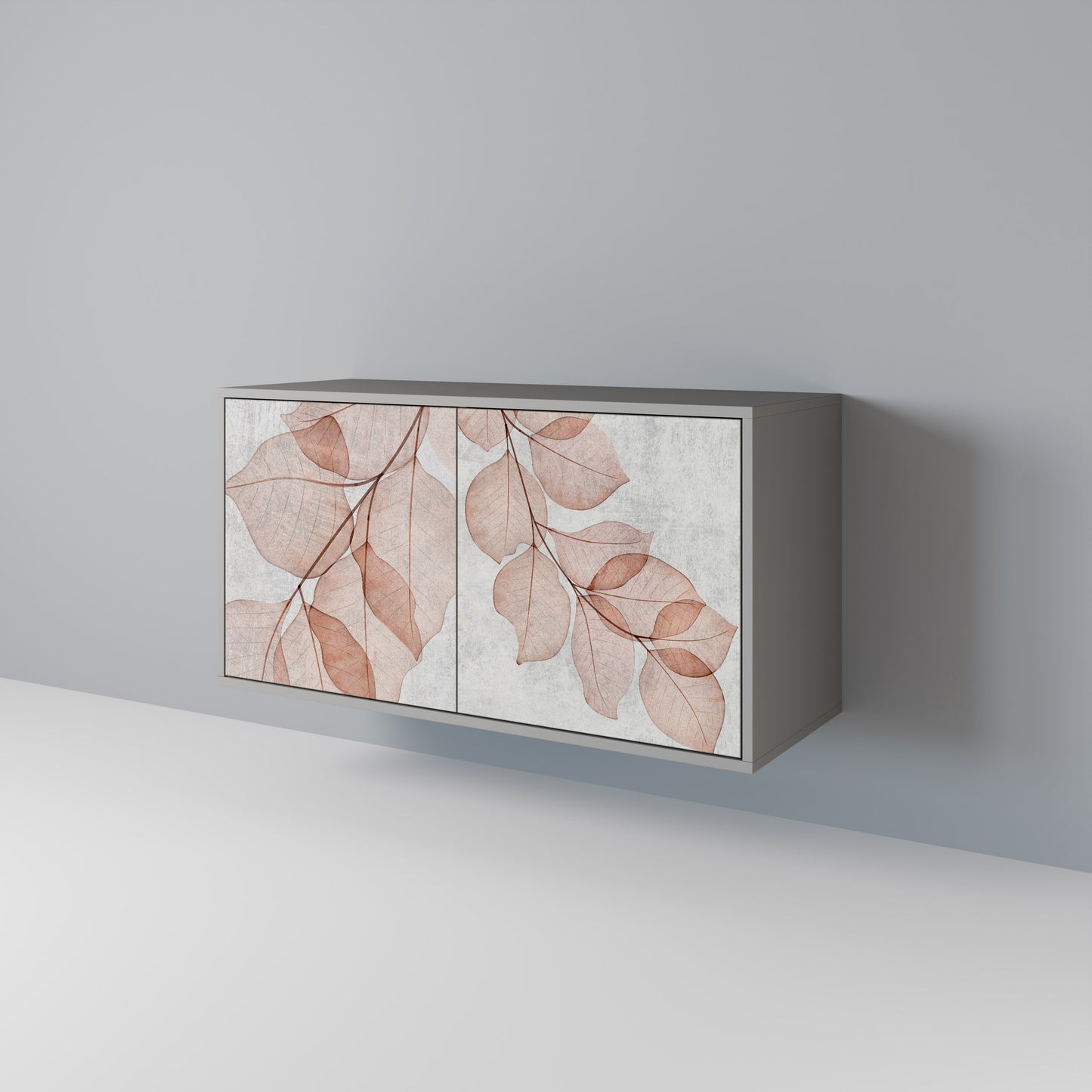 AUTUMN FRAGILITY 2-Door Sideboard in Grey Finish